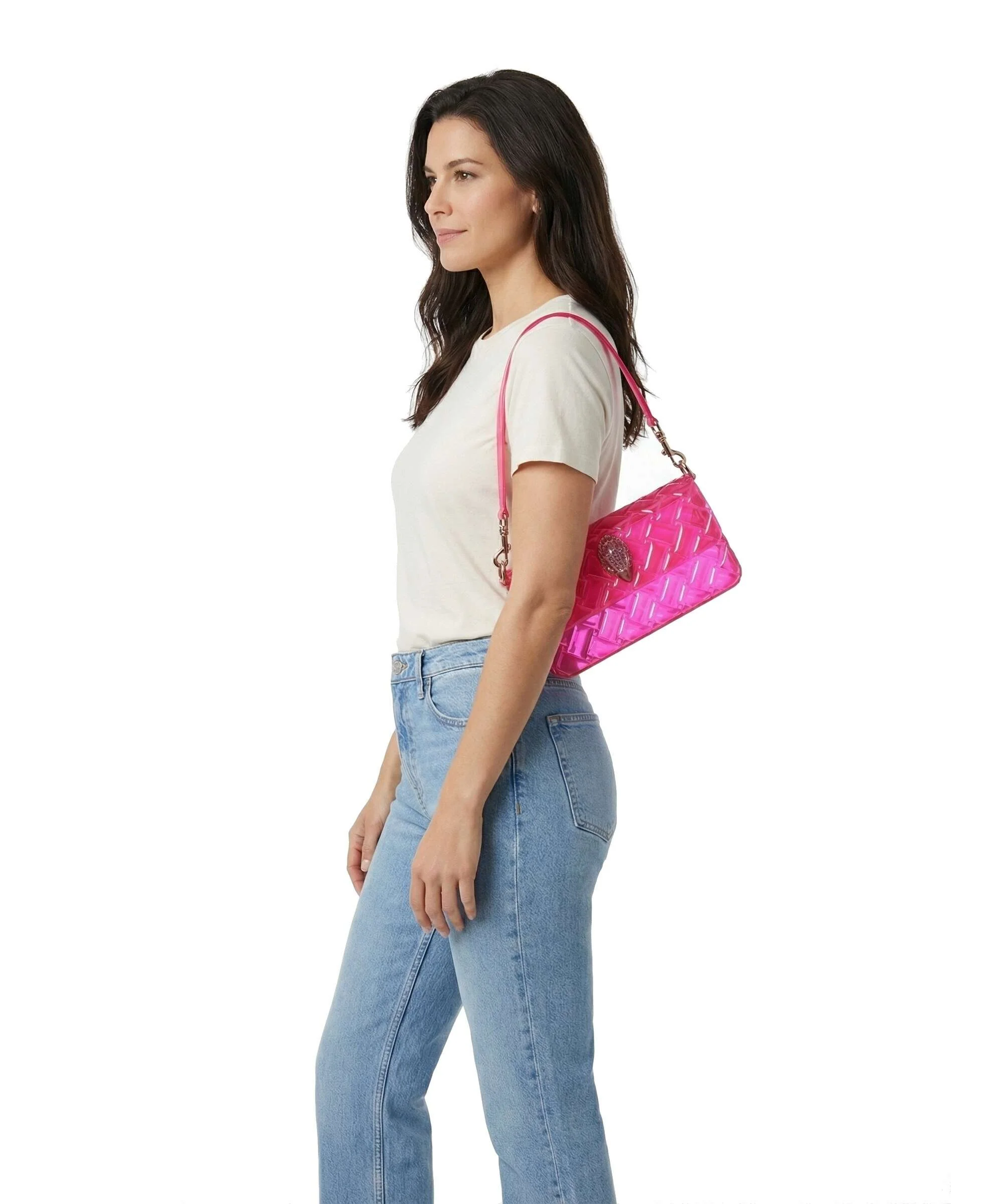 Kurt Geiger Jelly Kensington Shoulder bag fuchsia - Image 3