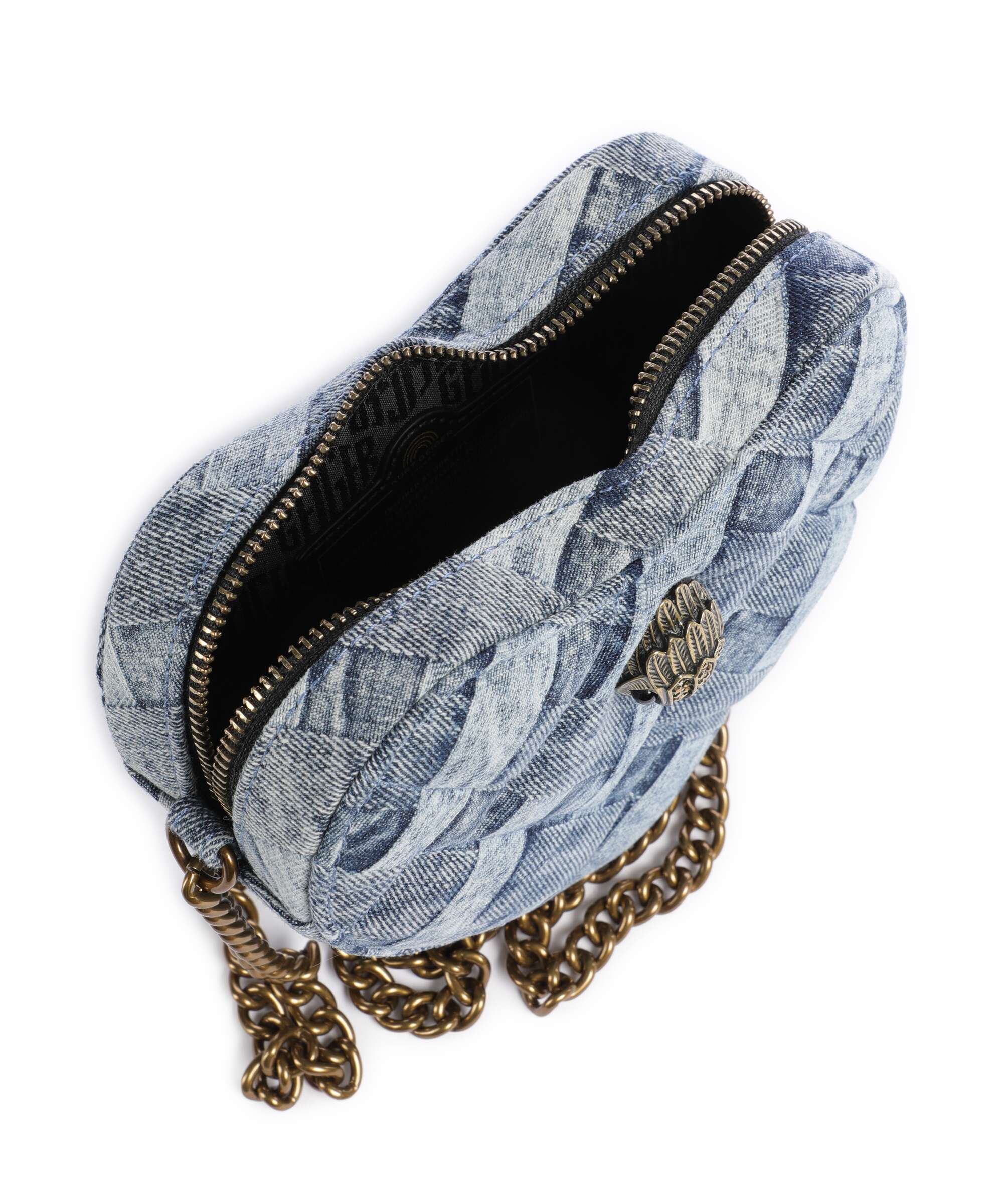 Kurt Geiger Kensington Heart Crossbody bag denim - Image 5