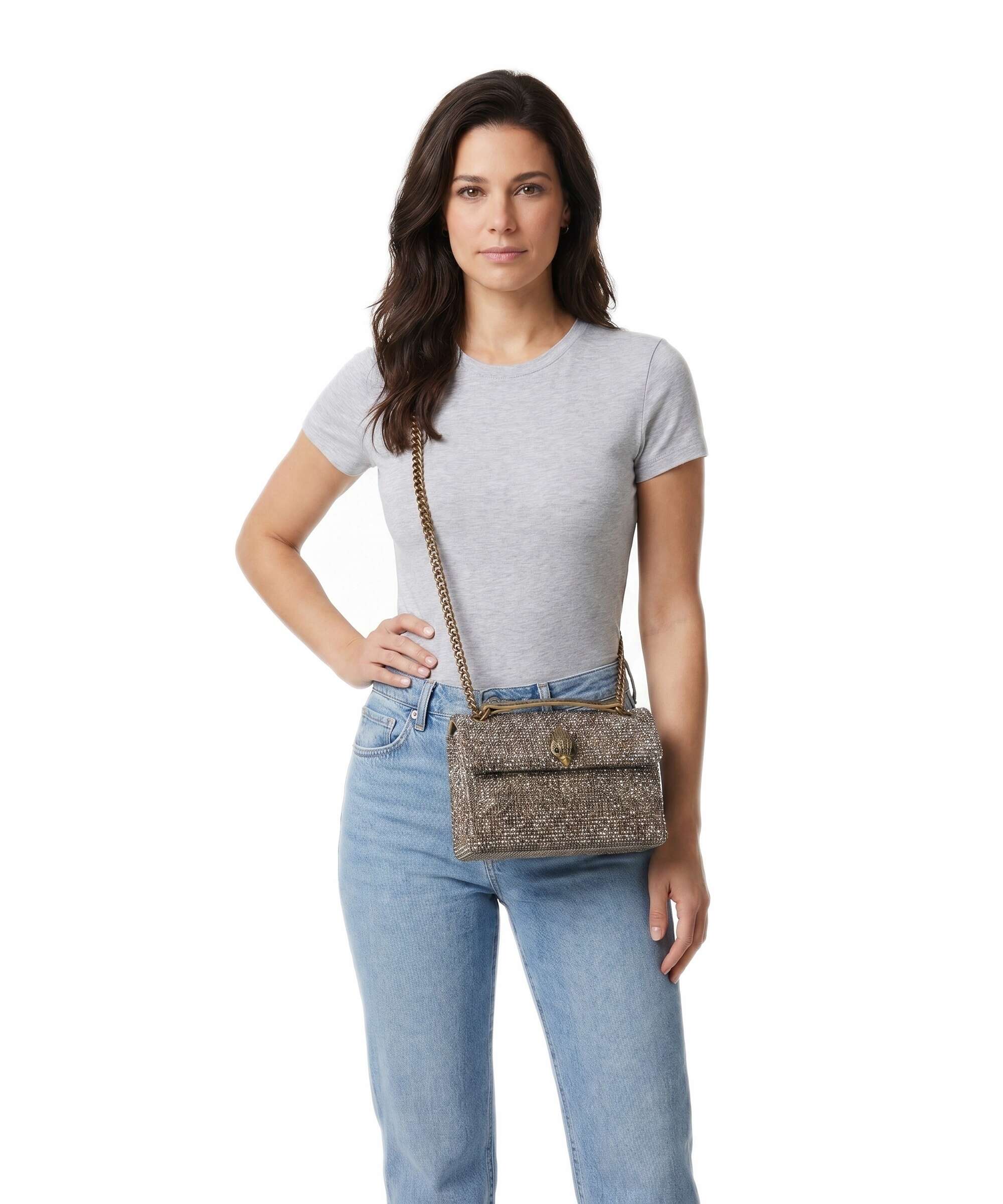 Kurt Geiger Kensington Shoulder bag beige combination - Image 3