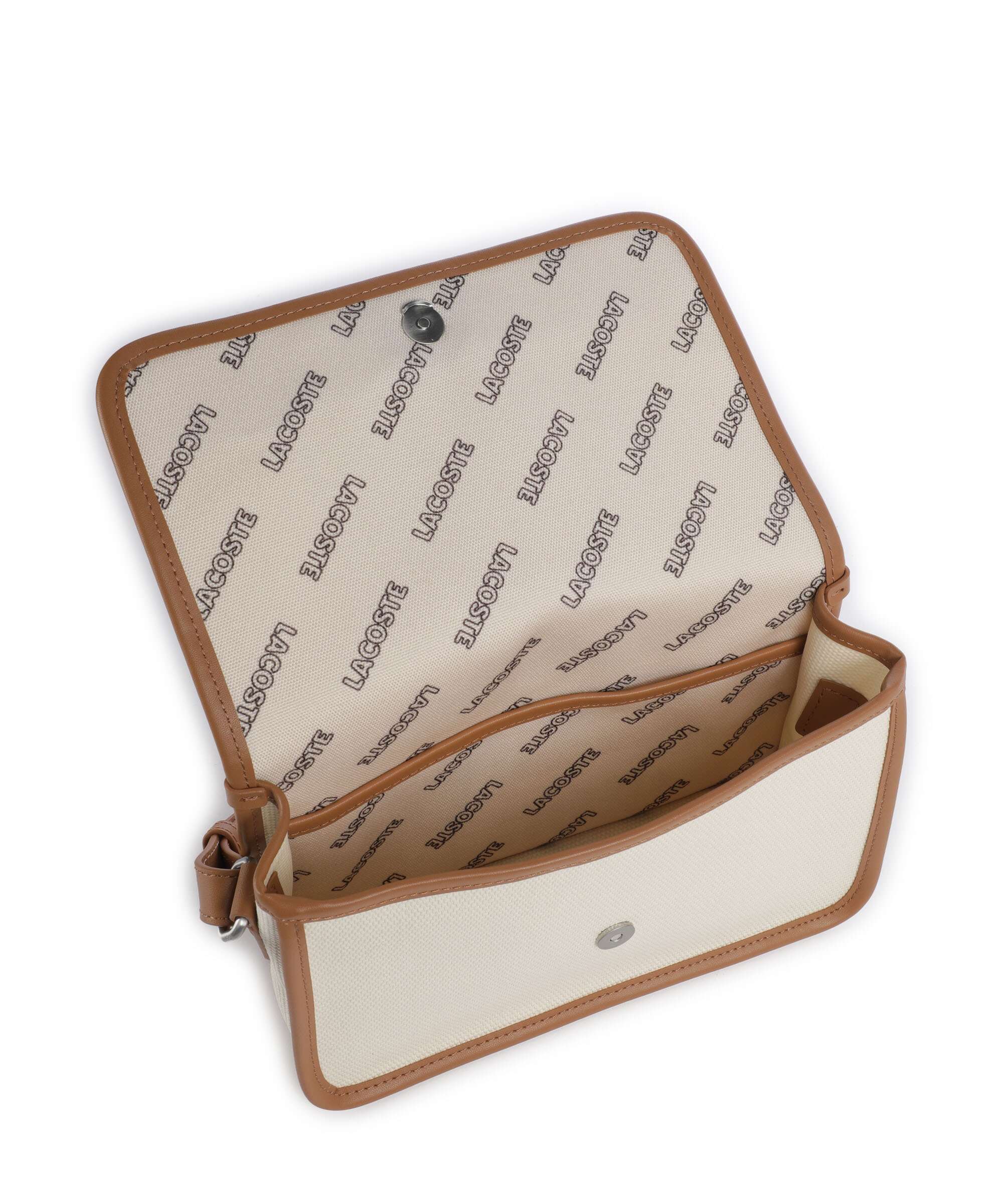 Lacoste Heritage Canvas Crossbody bag natural/tan - Image 6