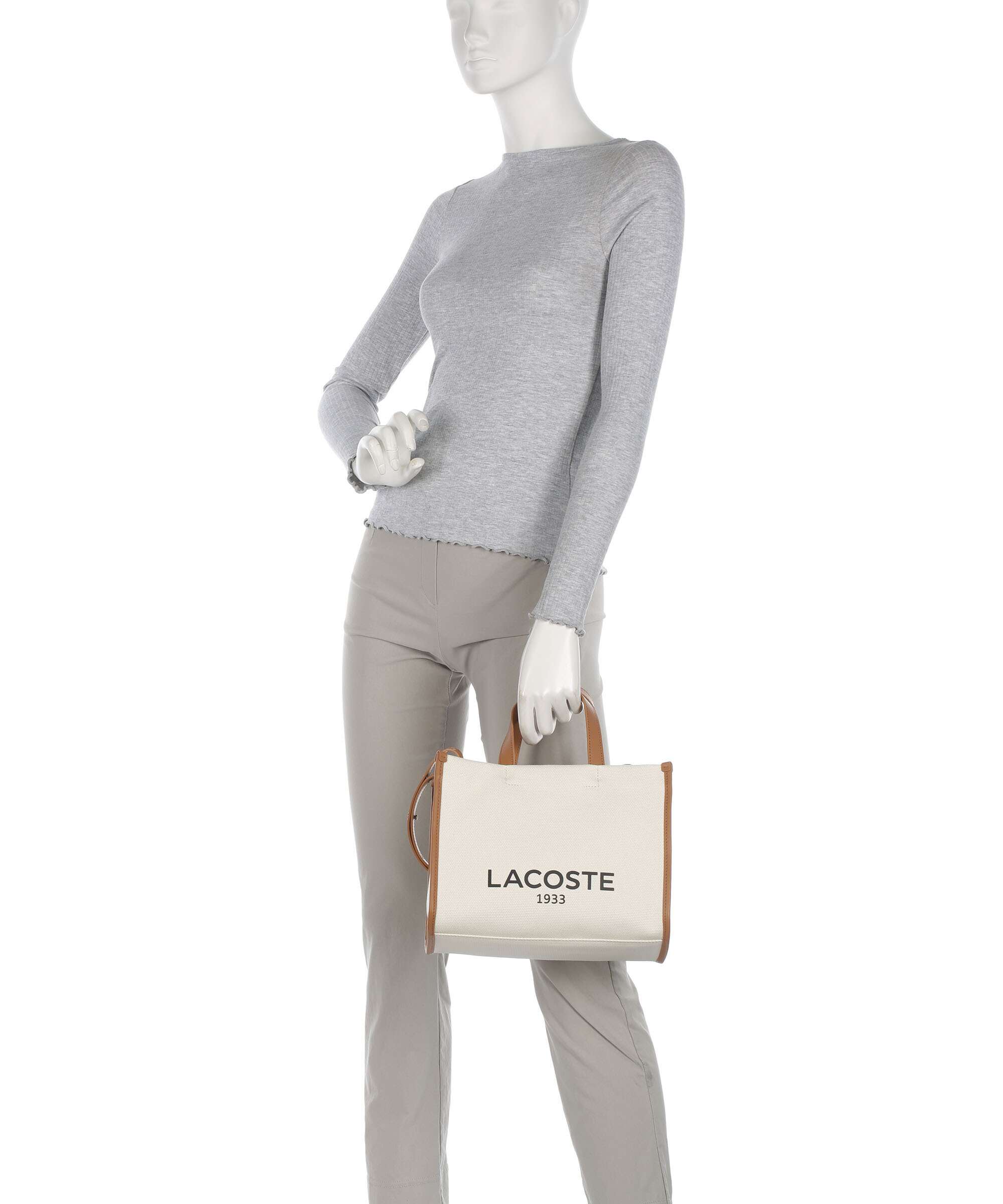 Lacoste Heritage Handbag natural/tan - Image 3