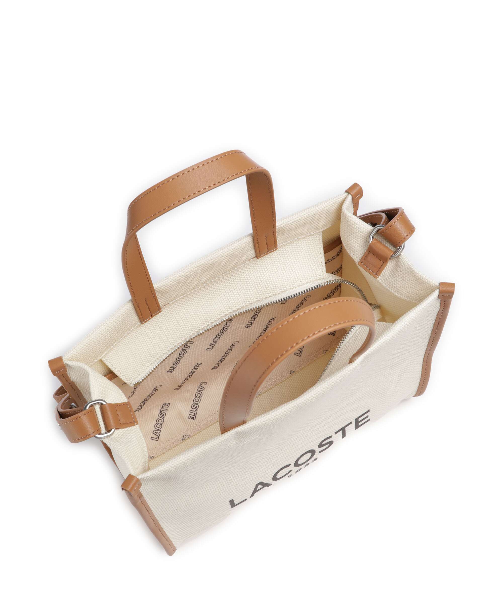Lacoste Heritage Handbag natural/tan - Image 6
