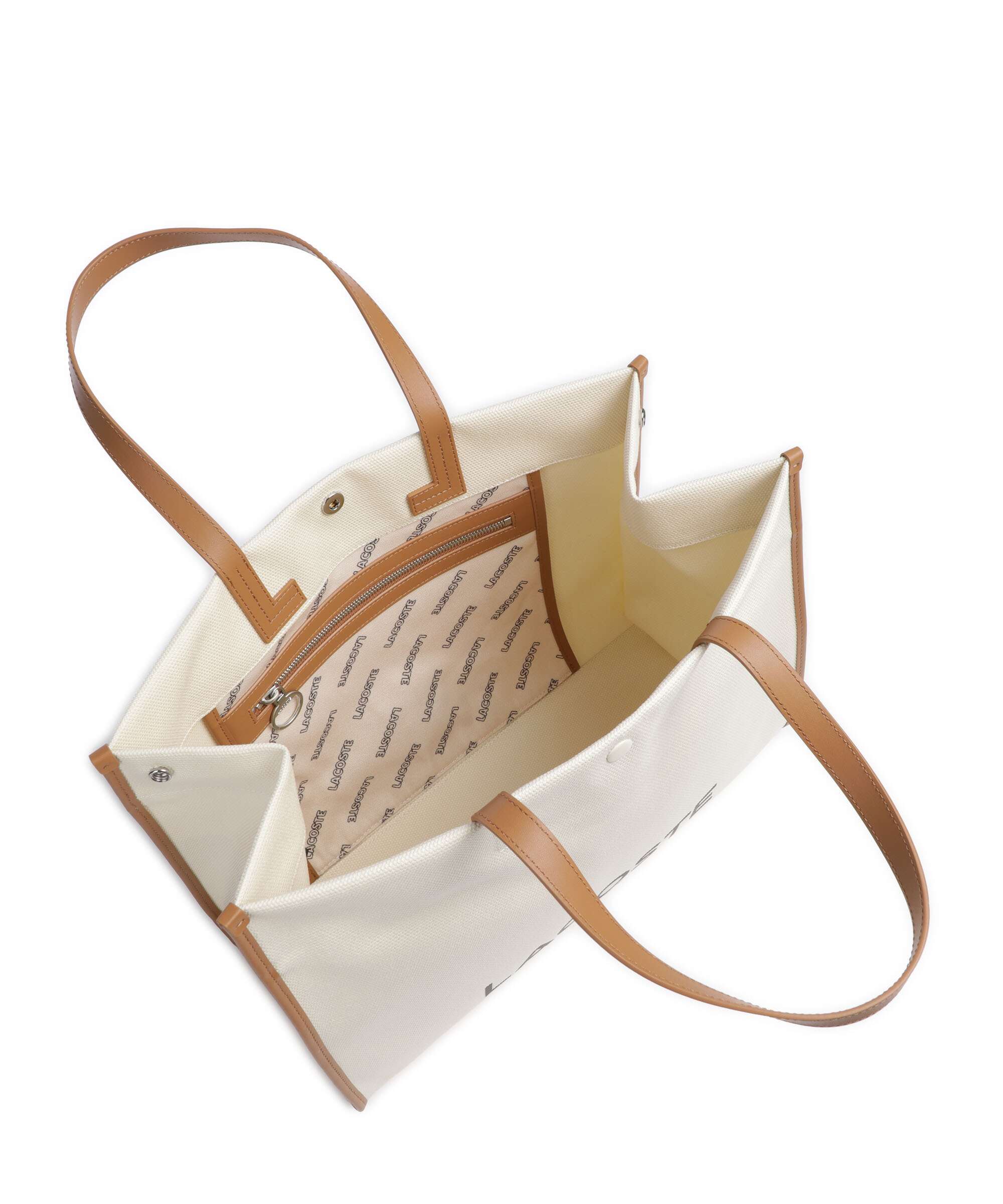 Lacoste Heritage Tote bag natural/tan - Image 6