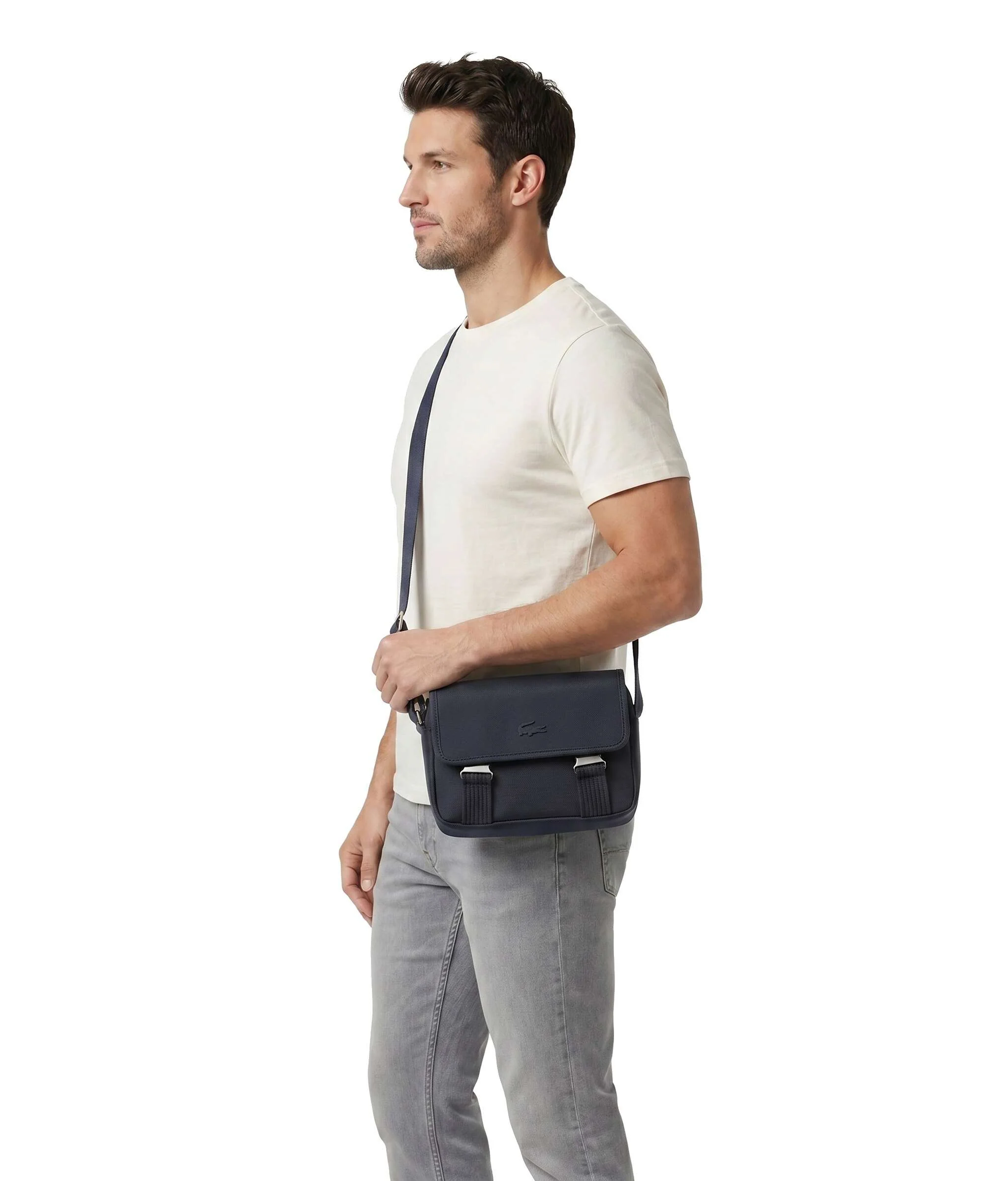Lacoste Mens Classic Crossbody bag marine - Image 3