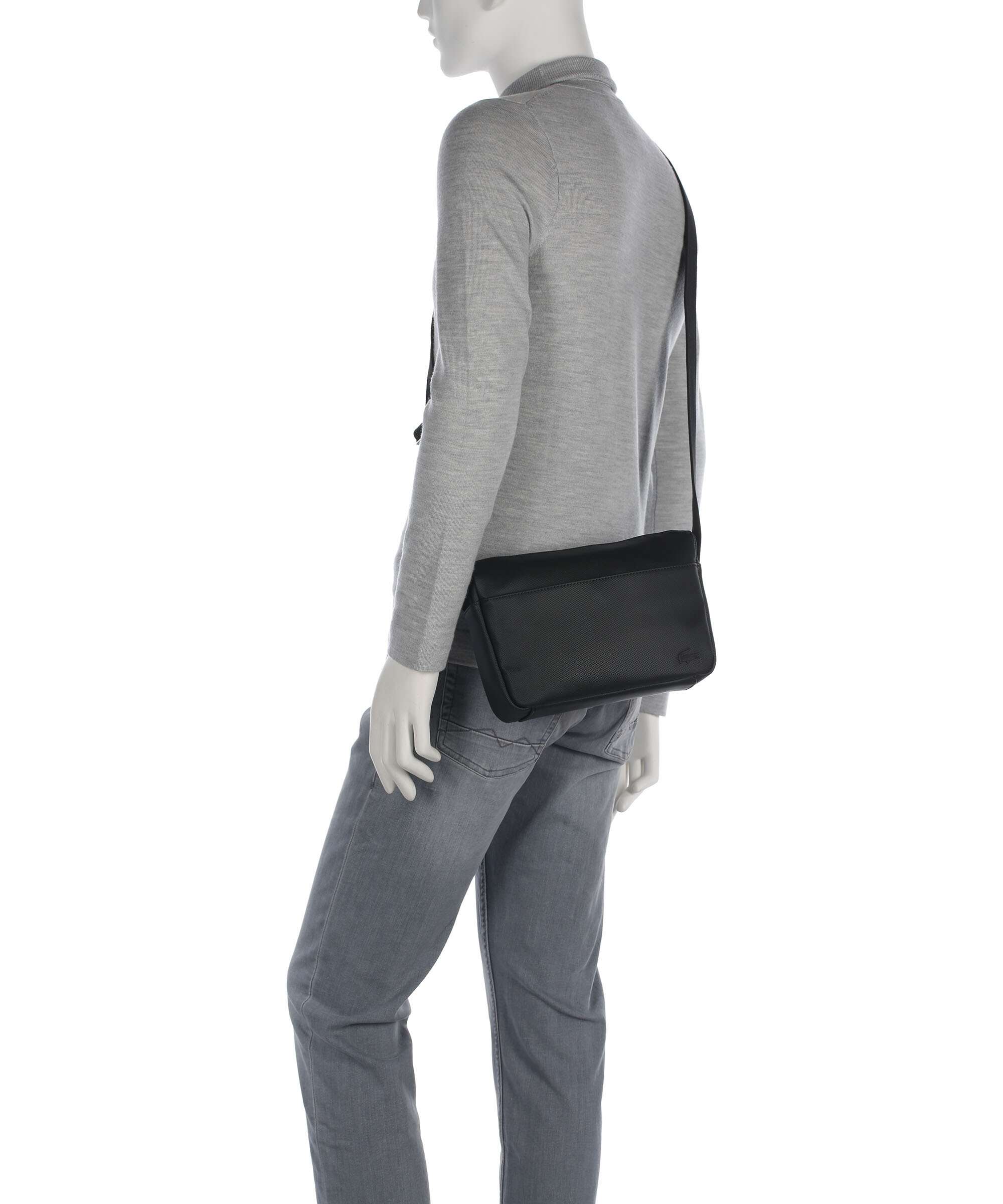 Lacoste Mens Classic Crossbody bag noir - Image 3