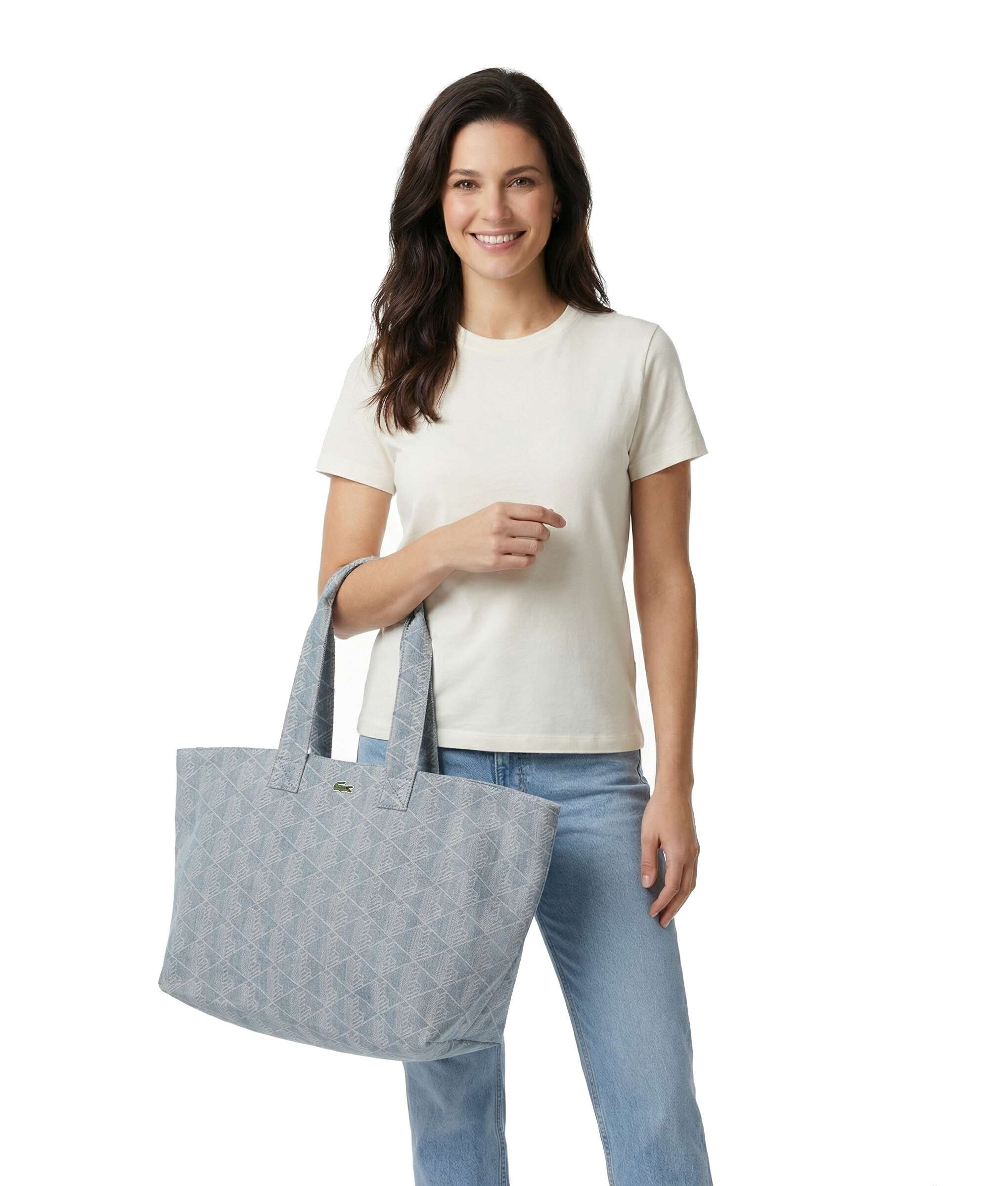 Lacoste Neocroc Jacquard Tote bag tradewinds - Image 3