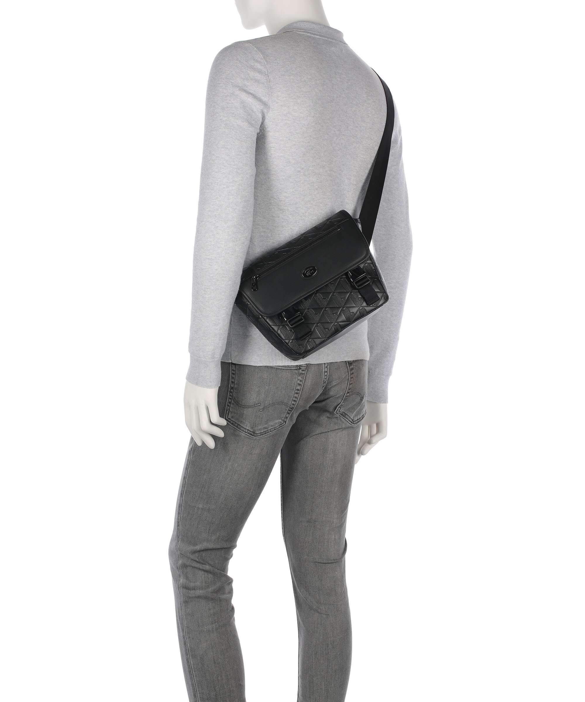 Lacoste Nomogramme Messenger bag noir - Image 3