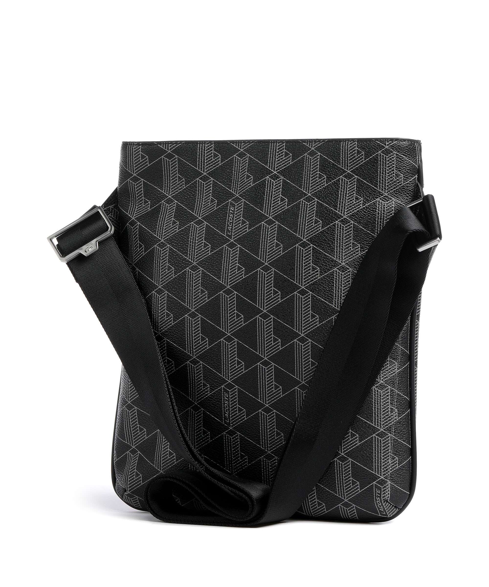 Lacoste The Blend Crossbody bag monogram noir/gris - Image 2