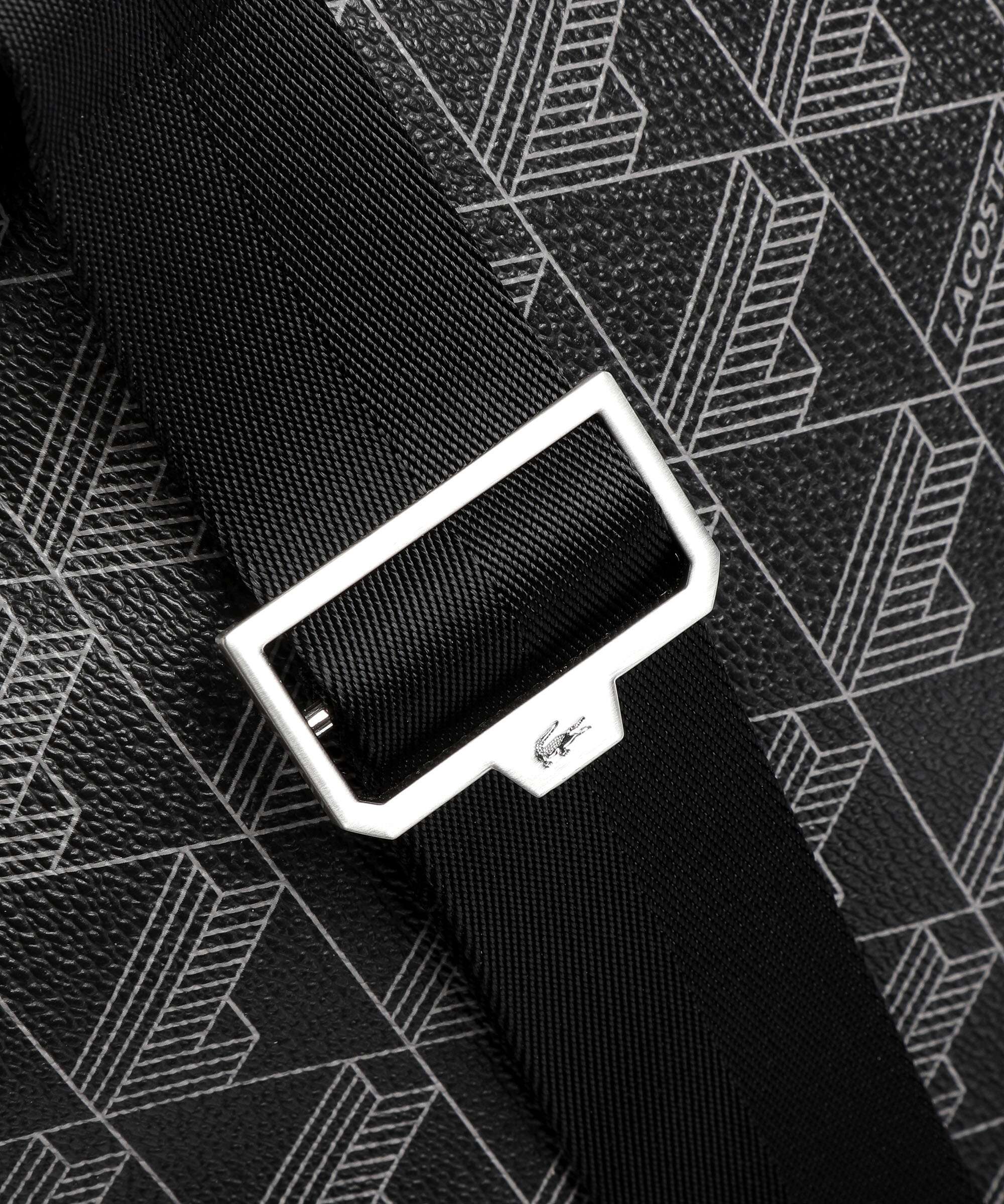Lacoste The Blend Crossbody bag monogram noir/gris - Image 4