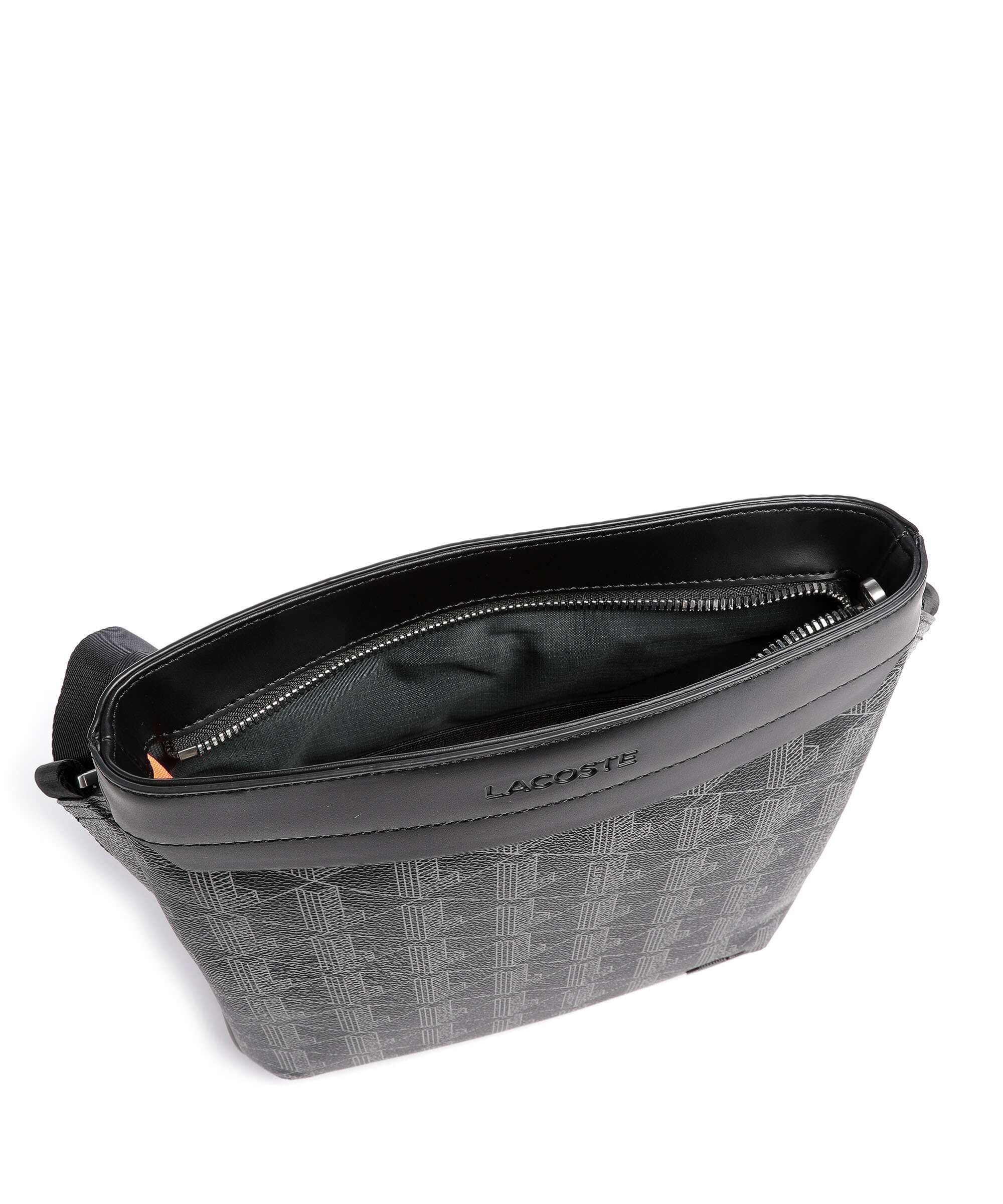 Lacoste The Blend Crossbody bag monogram noir/gris - Image 5