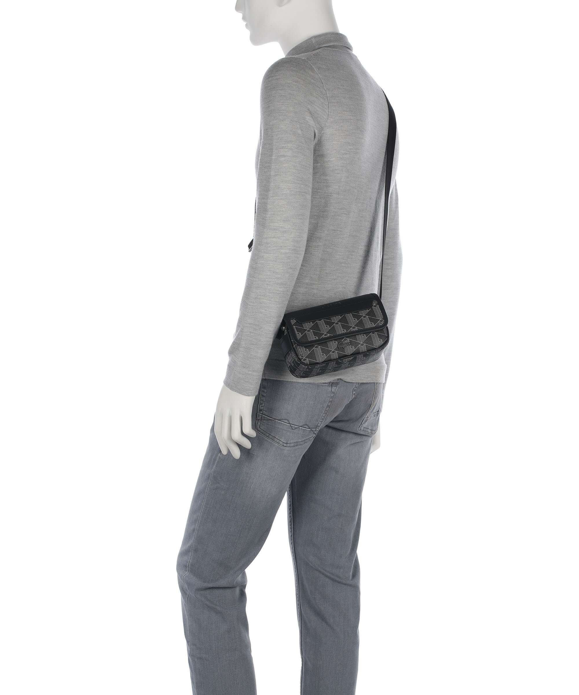 Lacoste The Blend Crossbody bag monogram/noir/gris - Image 3