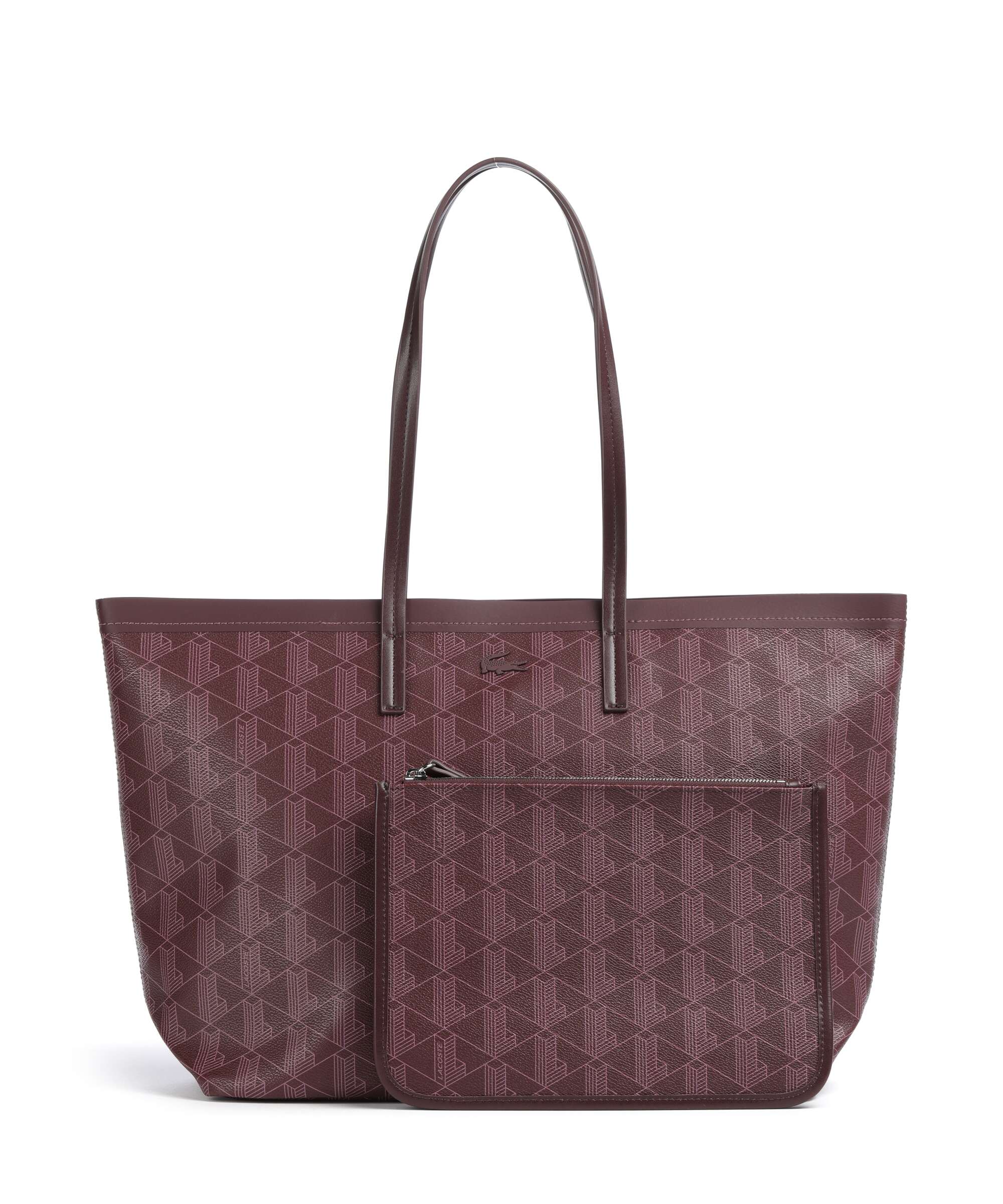 Lacoste Zely Tote bag mono winetasting damson - Image 4