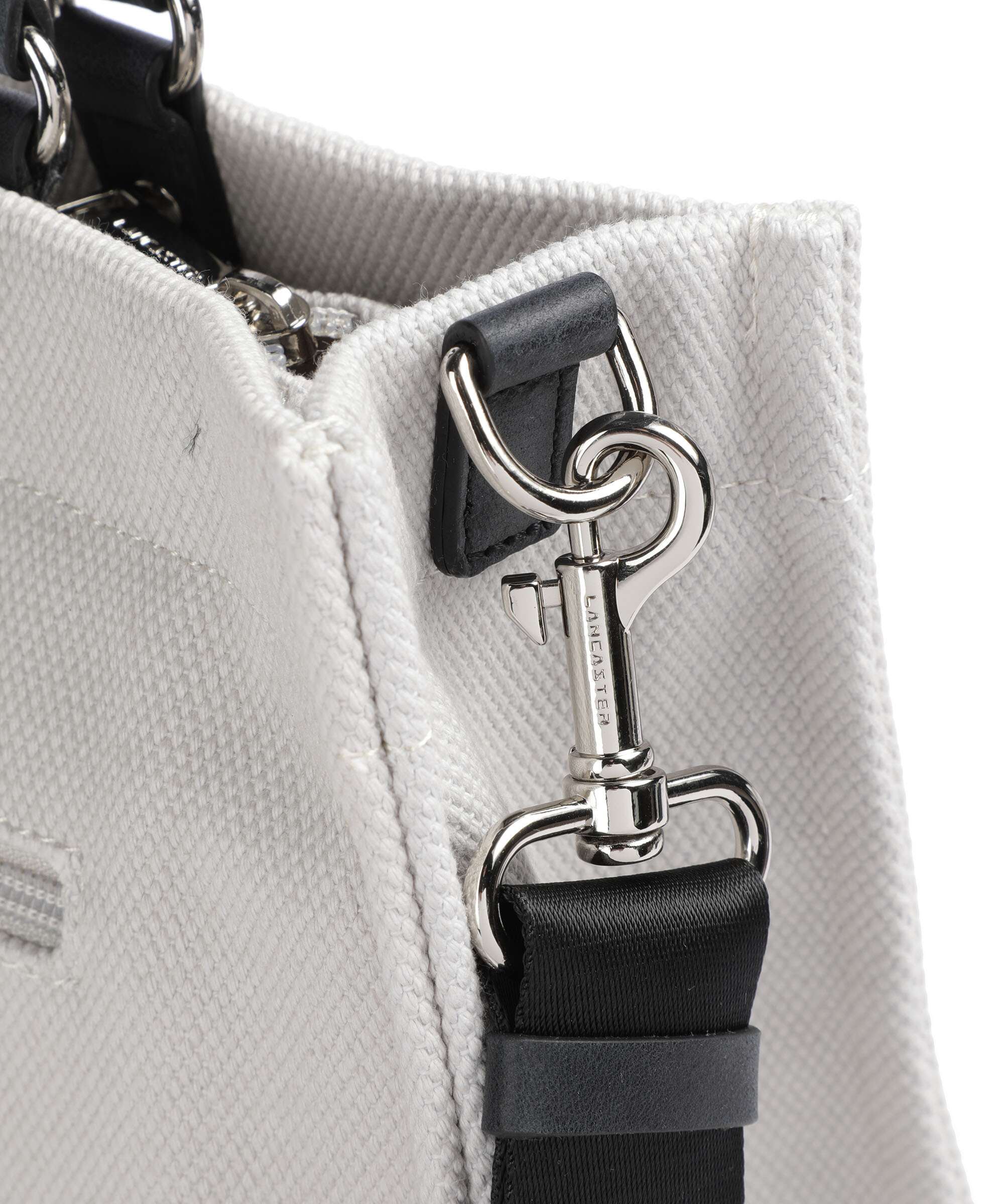 Lancaster Actual Conscious Canvas Handbag grisclai - Image 4