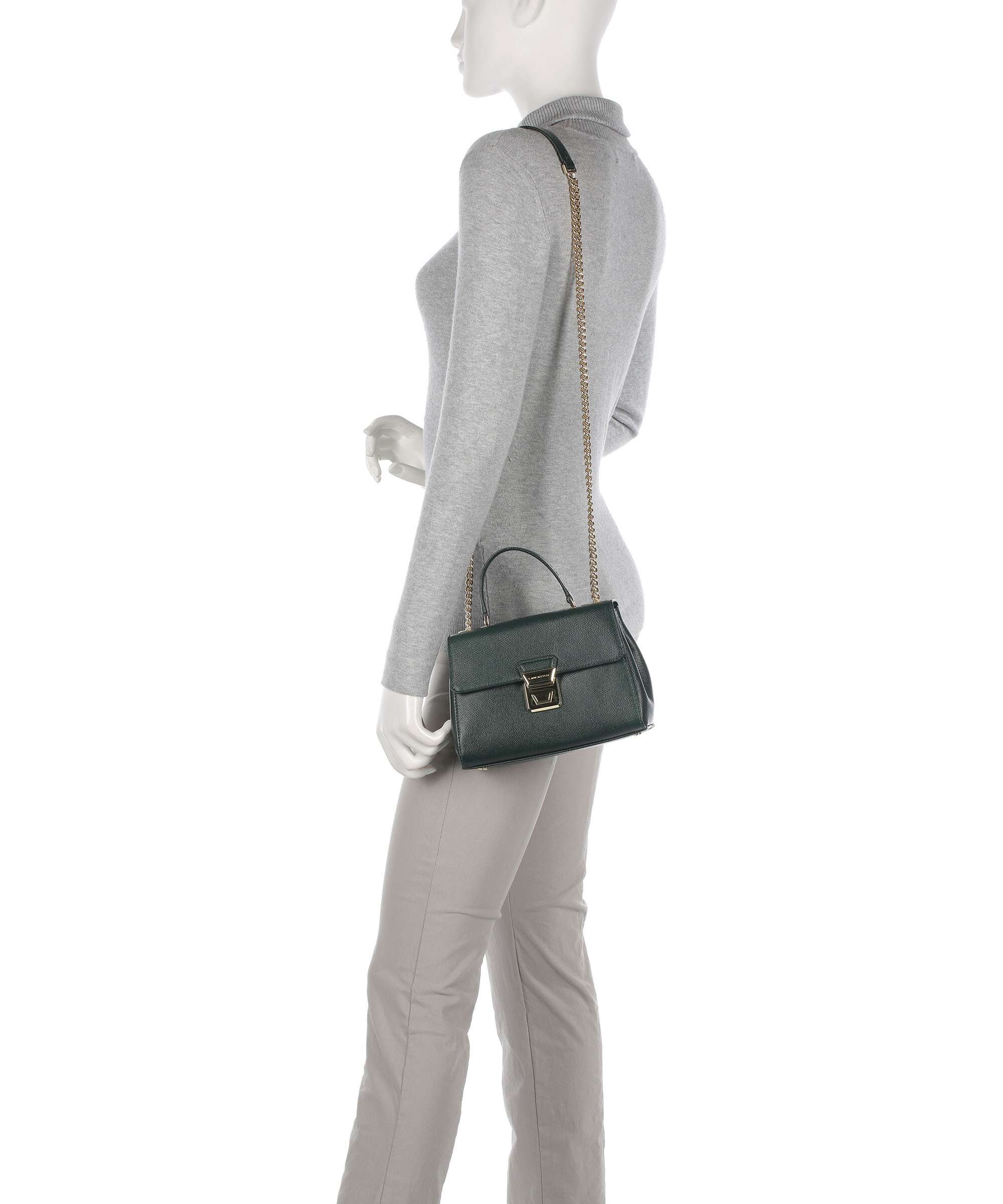 Lancaster Delphino Tina Shoulder bag vertfoncé - Image 4