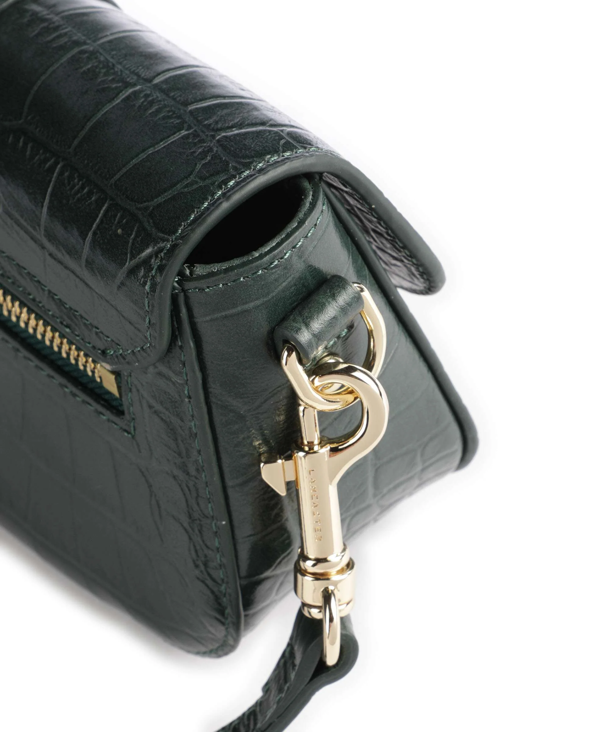 Lancaster Exotic CN Croco Crossbody bag vertforĂȘt - Image 4