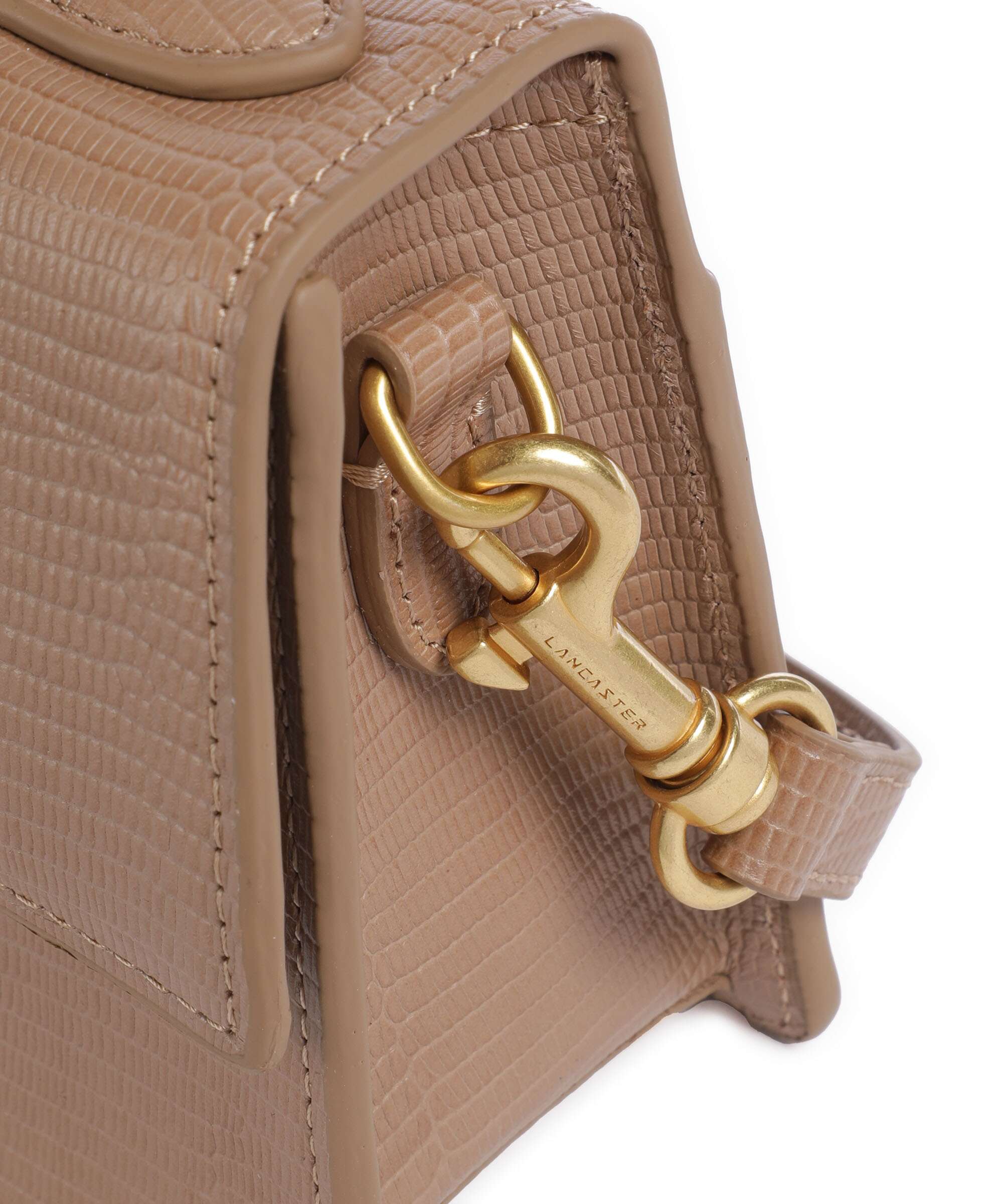 Lancaster Exotic Ily Crossbody bag sable/lézard - Image 4
