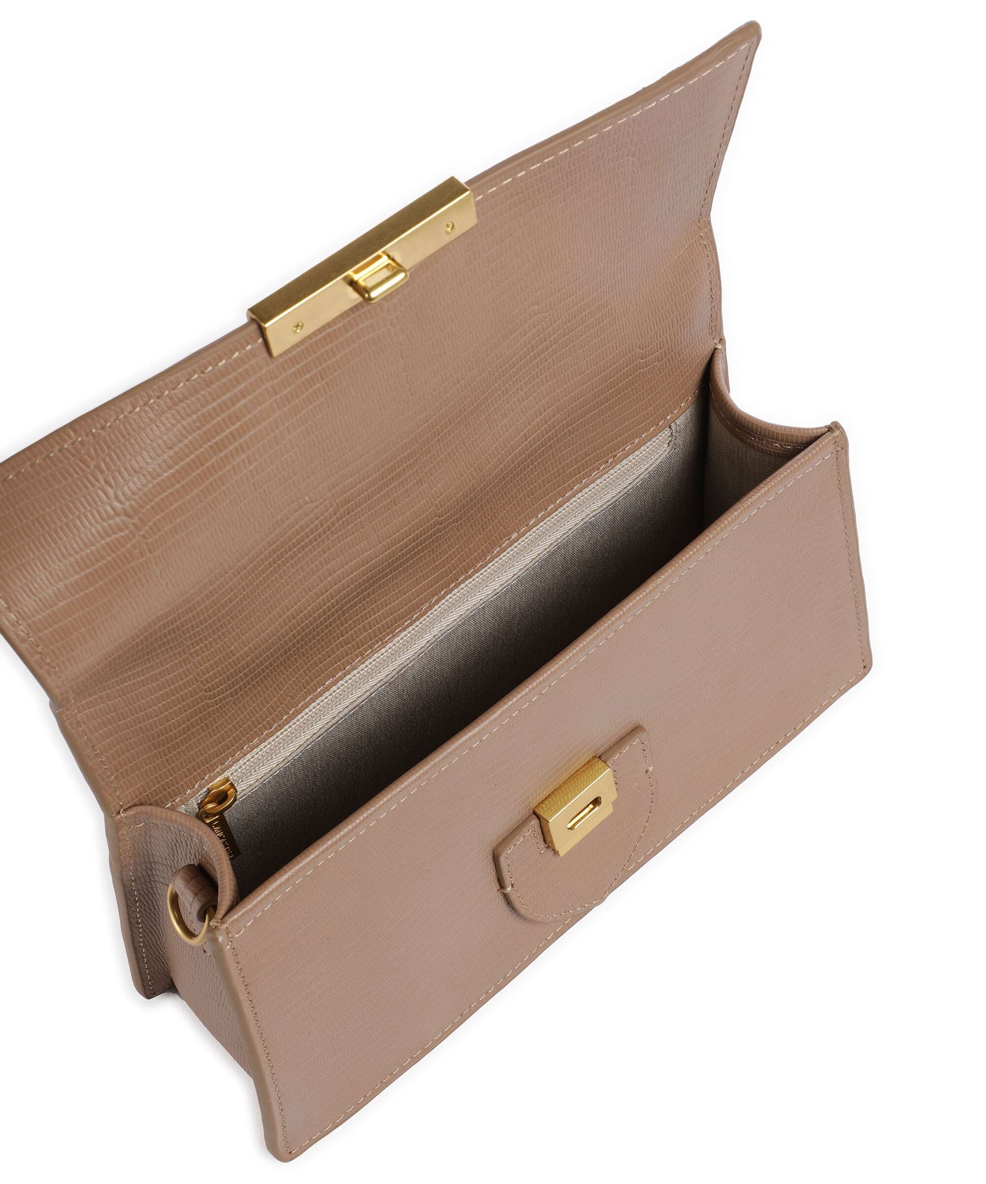 Lancaster Exotic Ily Crossbody bag sable/lézard - Image 6