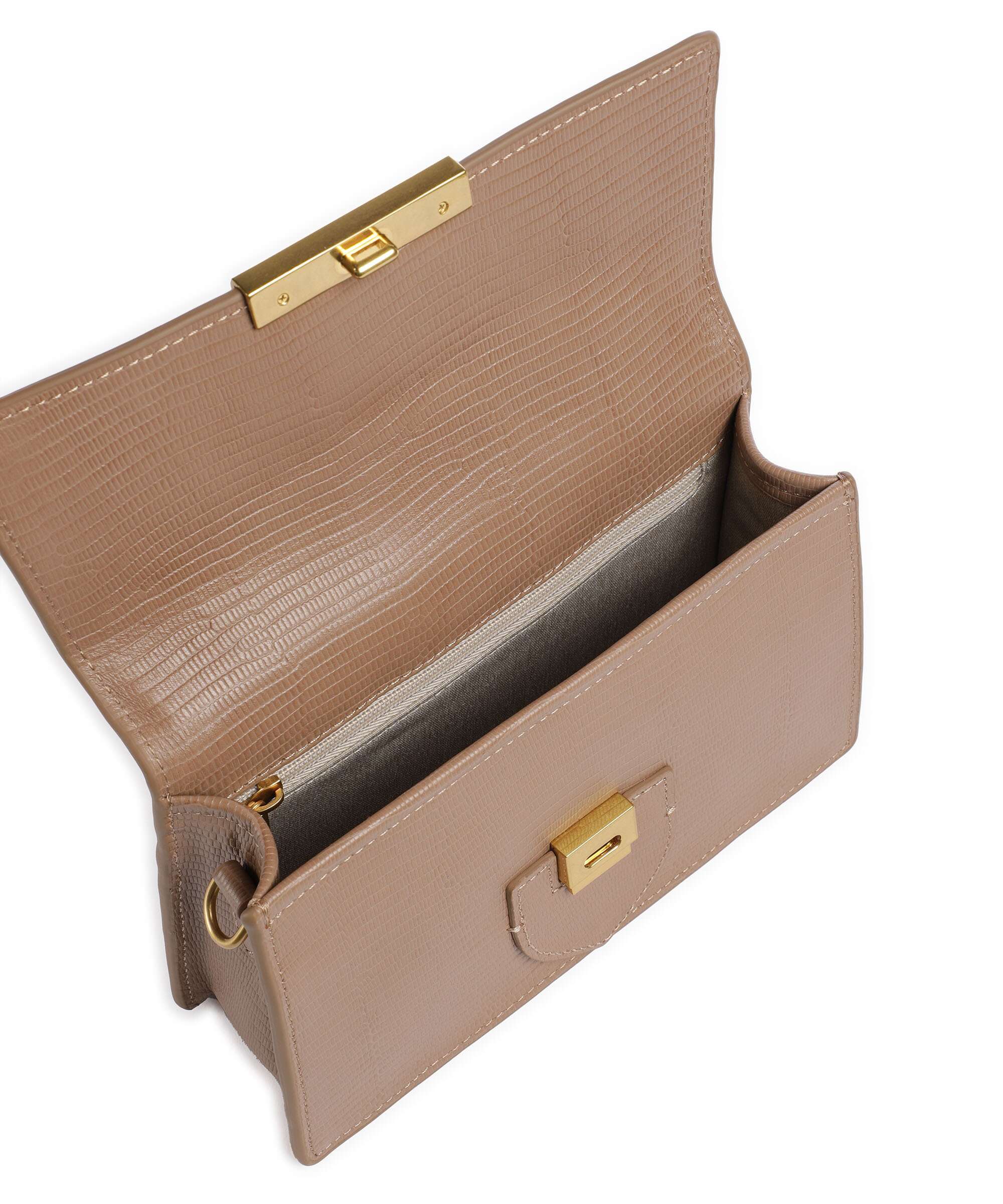 Lancaster Exotic Ily Crossbody bag sable/lézard - Image 6