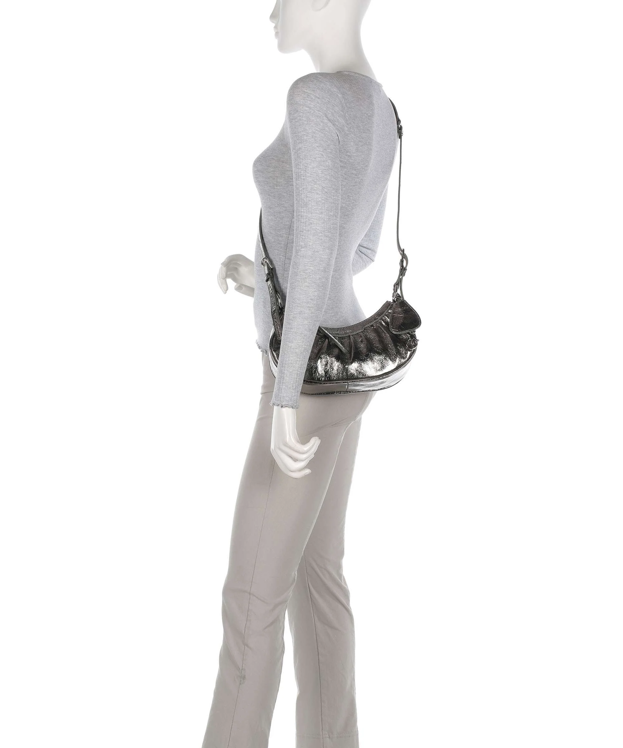 Lancaster Retro & Glam Crossbody bag etain - Image 3