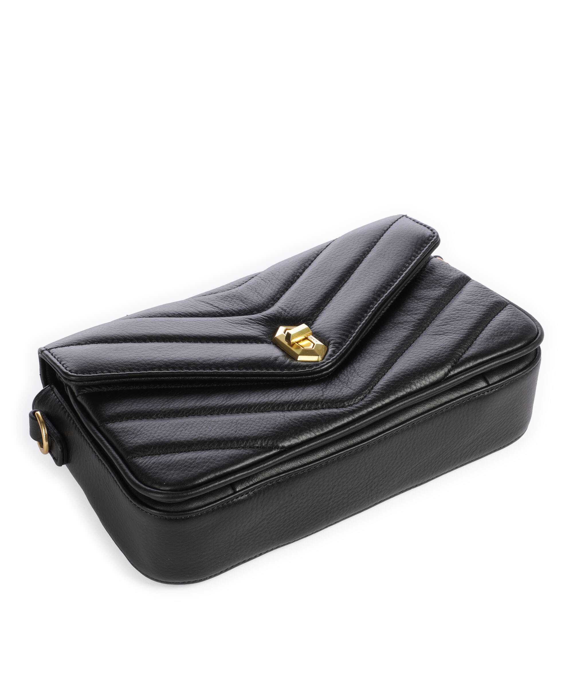 Lancaster Soft Matelassé Crossbody bag noir - Image 5