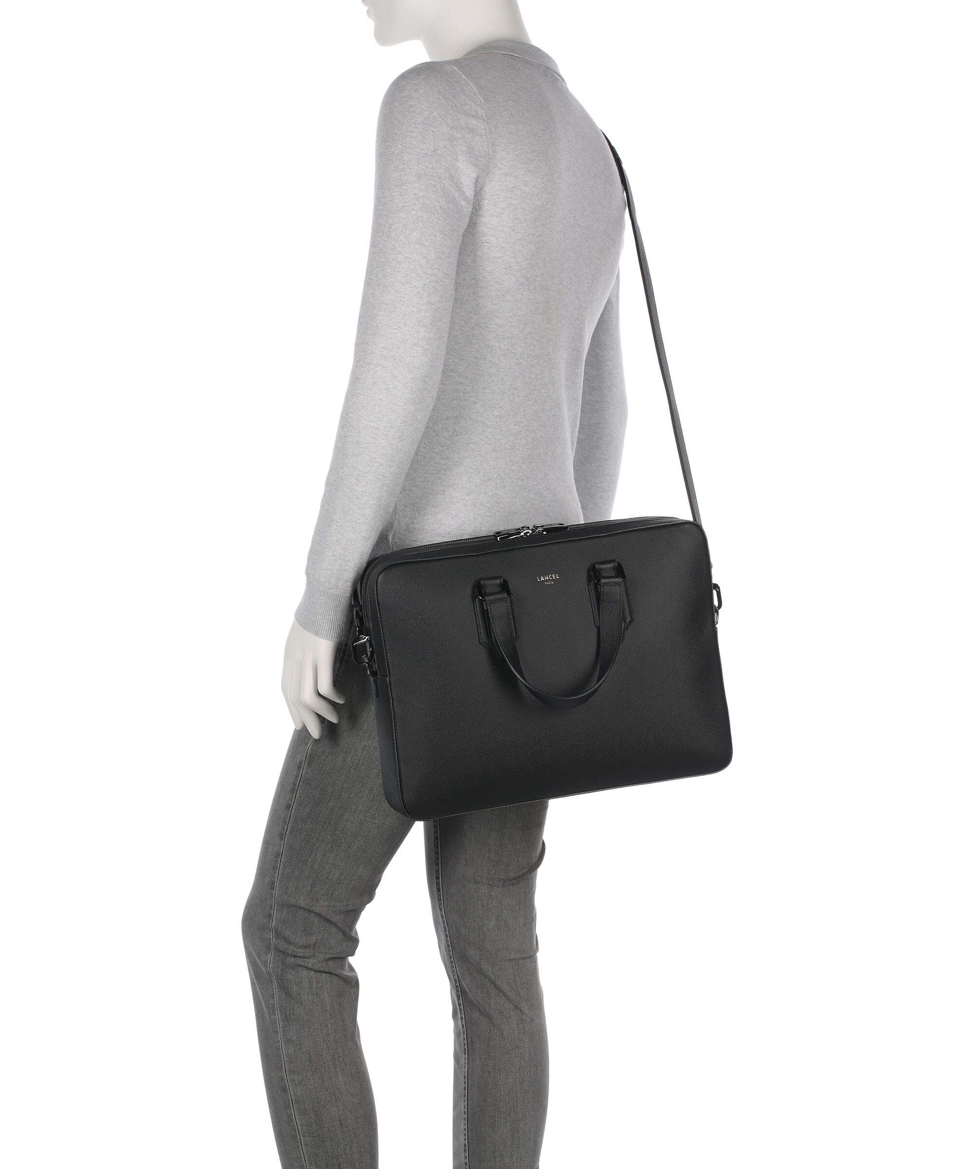 Lancel Charlie Briefcase black - Image 3