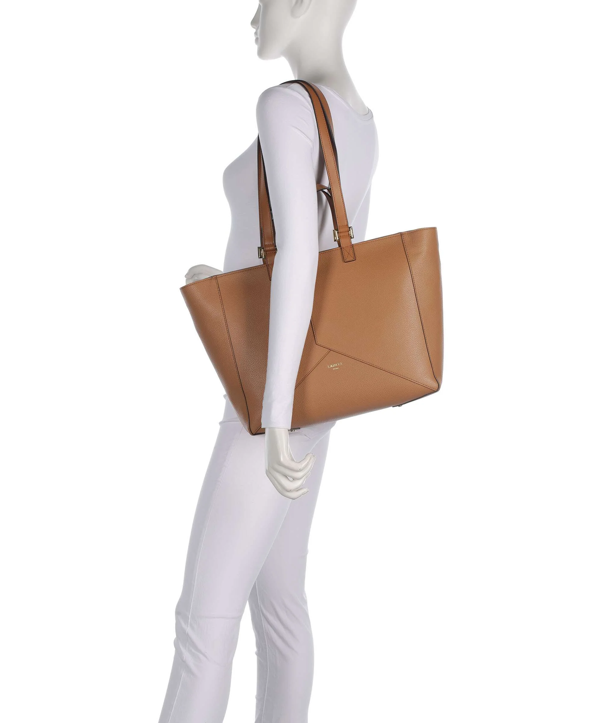 Lancel Enveloppe M Tote bag camel - Image 3
