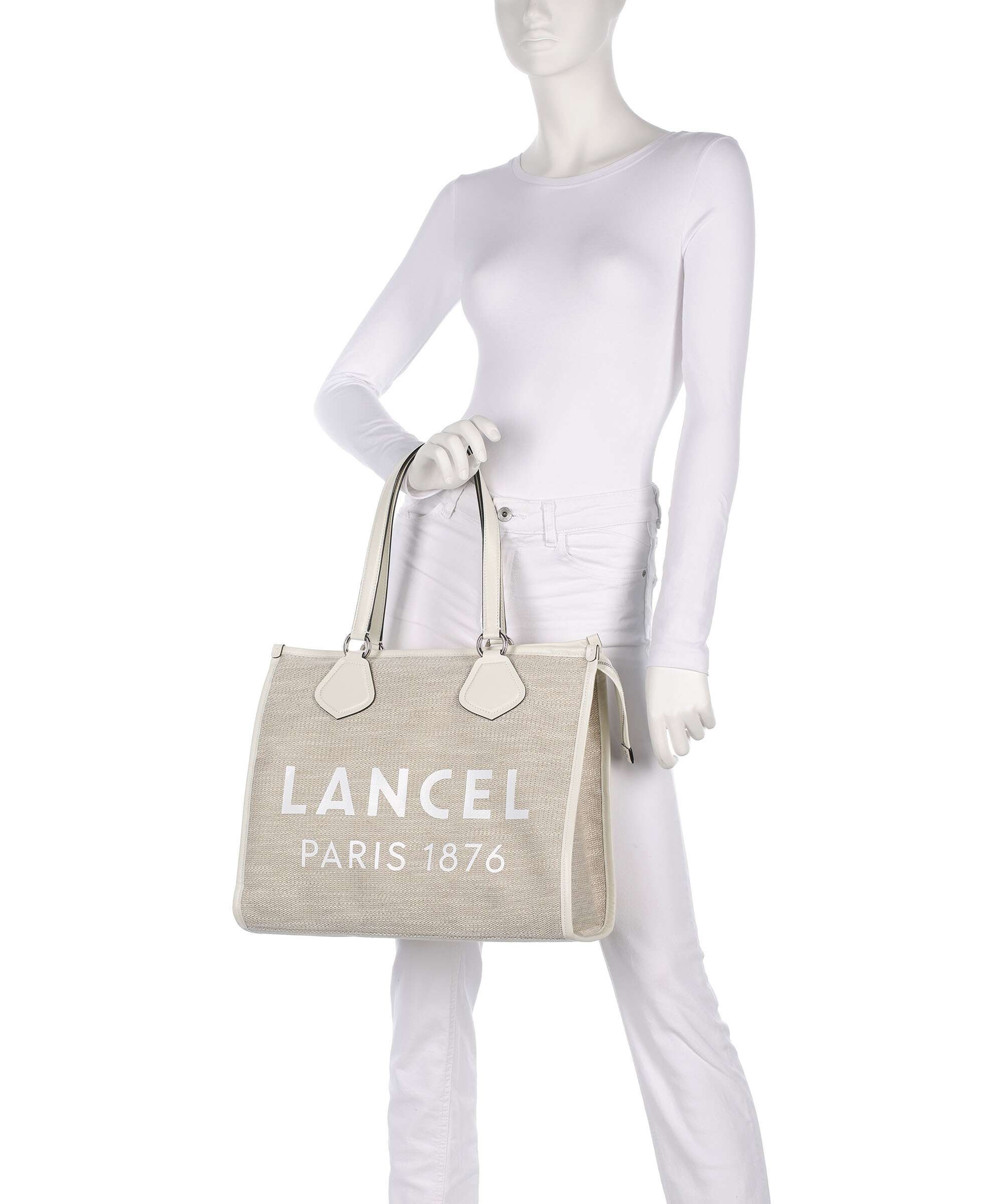 Lancel L Tote bag natural/white - Image 4