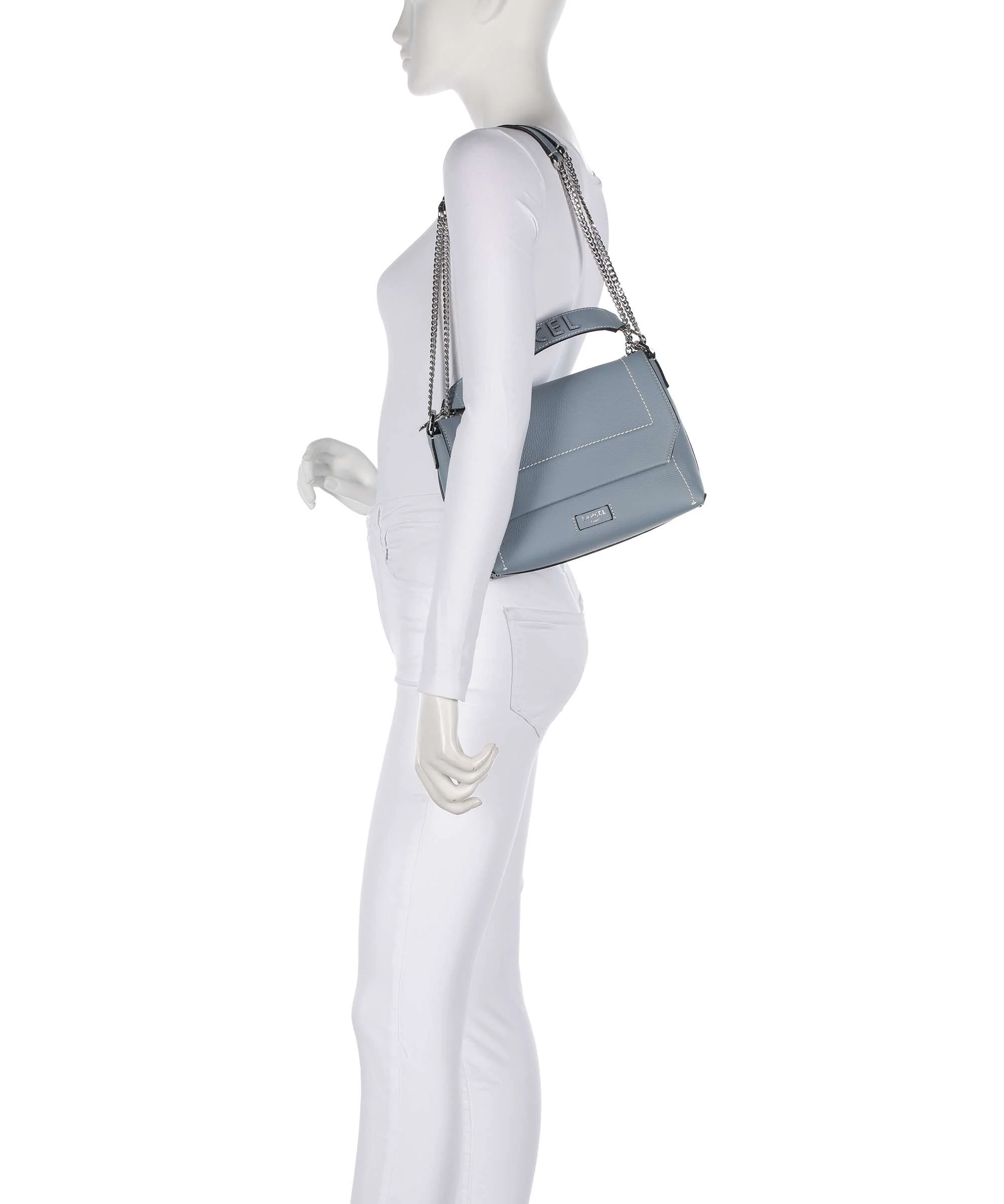 Lancel Ninon M Shoulder bag blue foam - Image 3