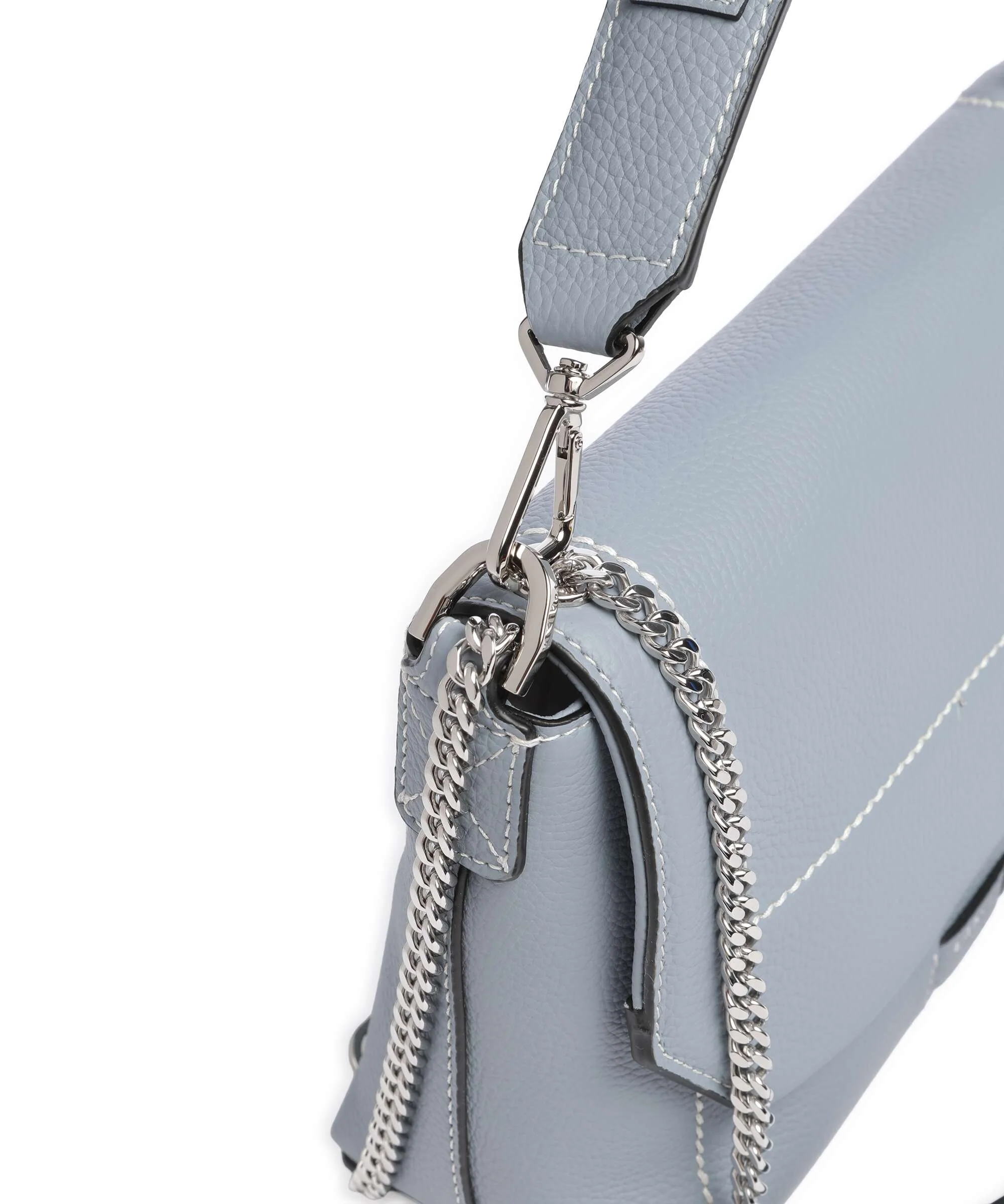 Lancel Ninon M Shoulder bag blue foam - Image 5