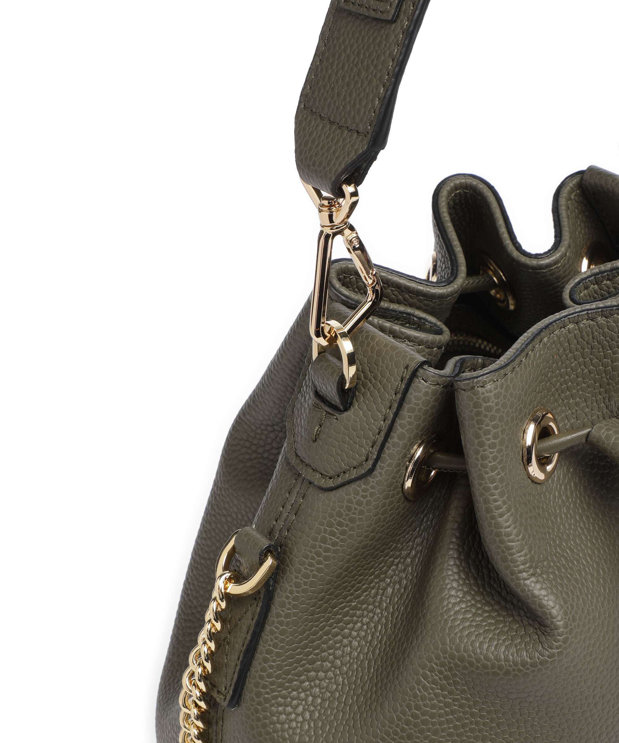 Lancel Ninon S Bucket bag dark khaki - Image 4