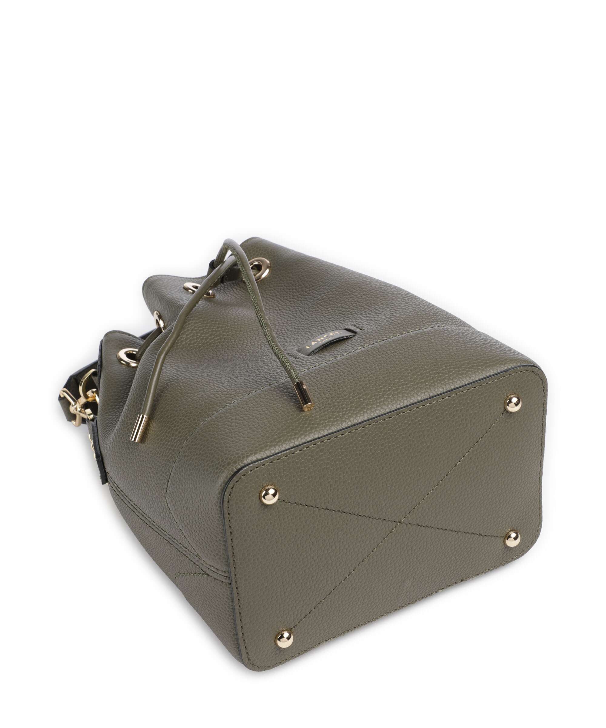 Lancel Ninon S Bucket bag dark khaki - Image 5
