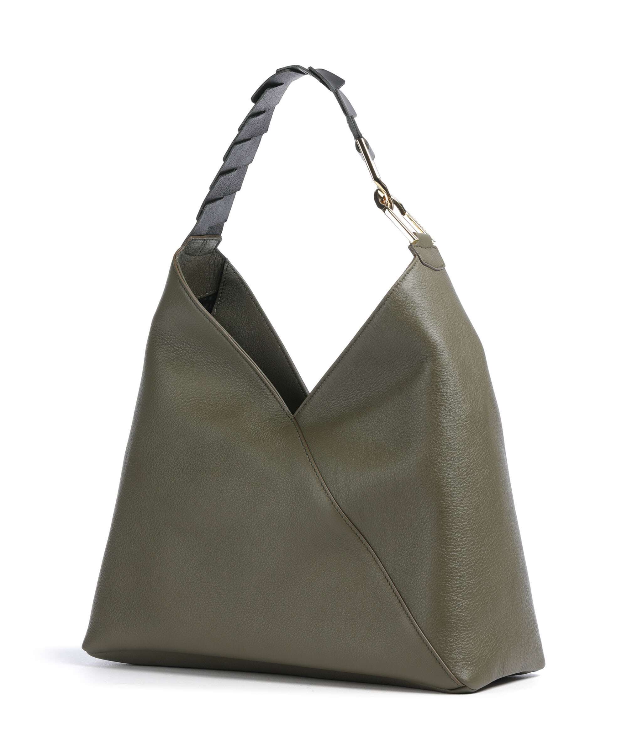 Lancel Pagode L Hobo bag dark khaki/black - Image 2