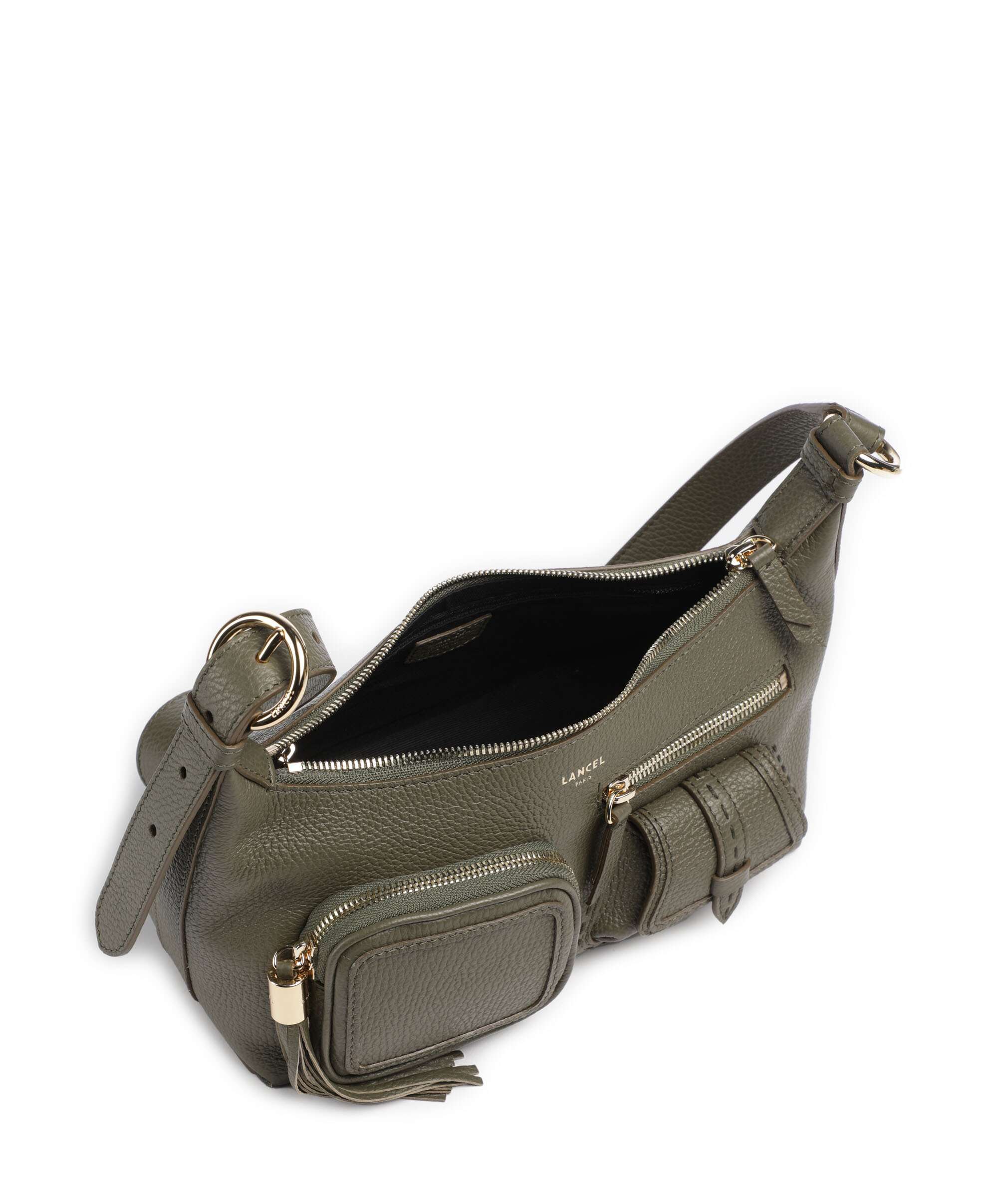 Lancel Premier Flirt S Crossbody bag dark khaki - Image 6