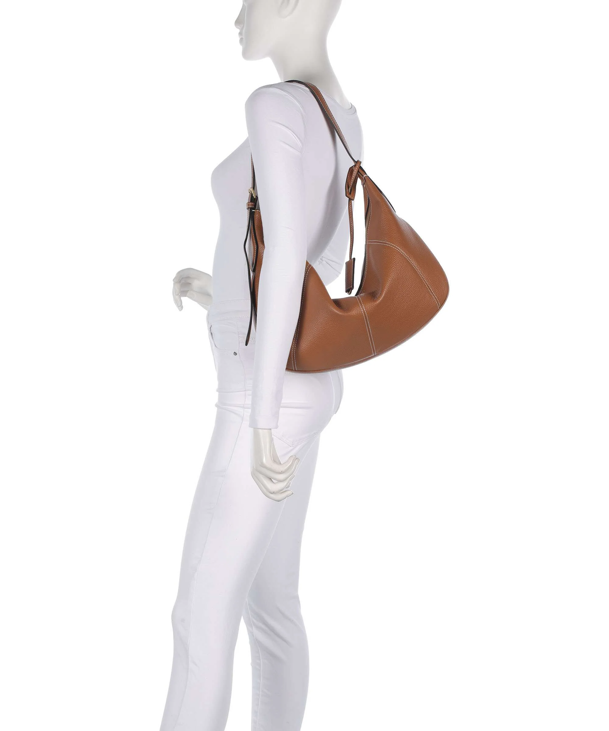 Lancel Victoire L Hobo bag camel - Image 3