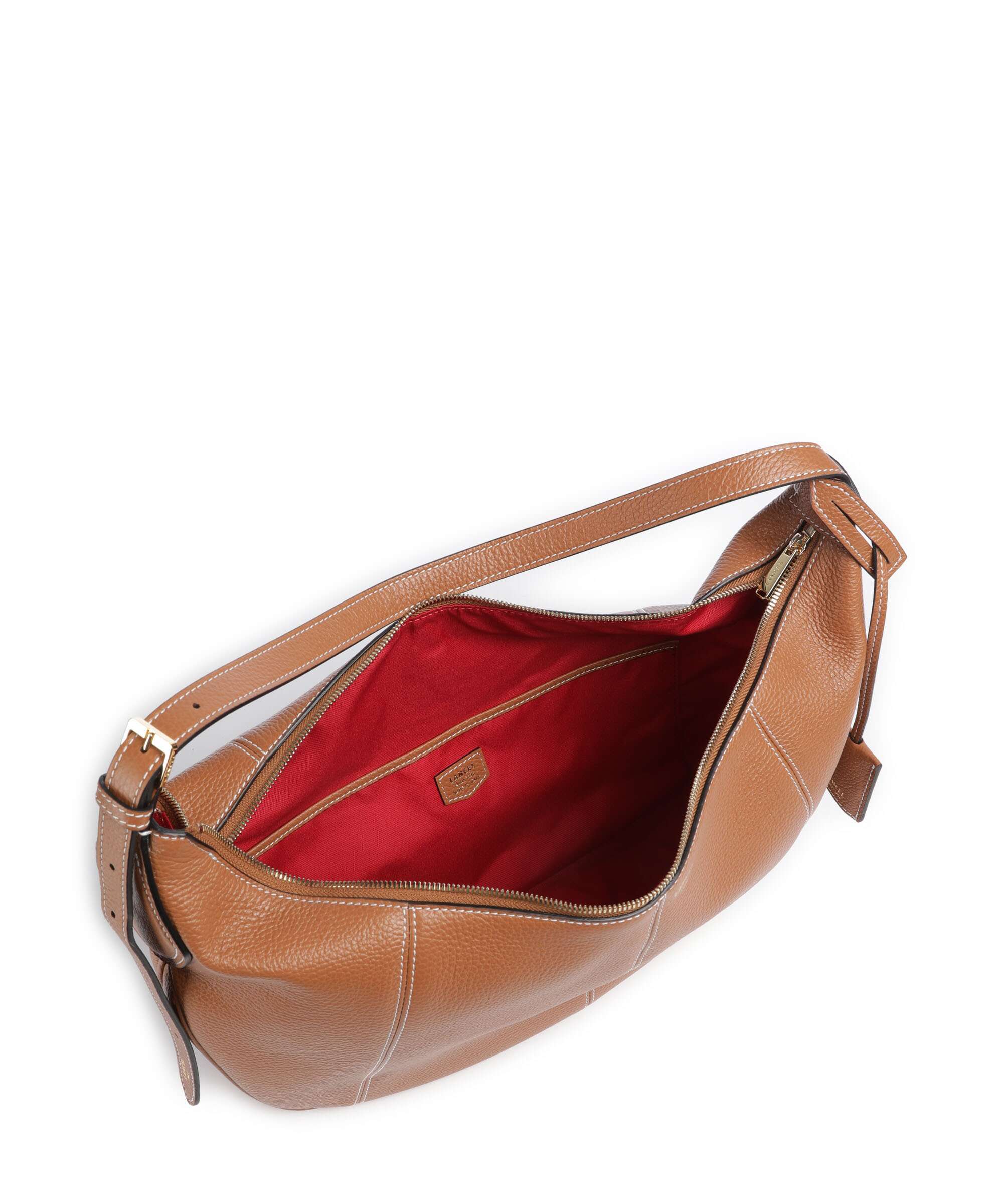 Lancel Victoire L Hobo bag camel - Image 5