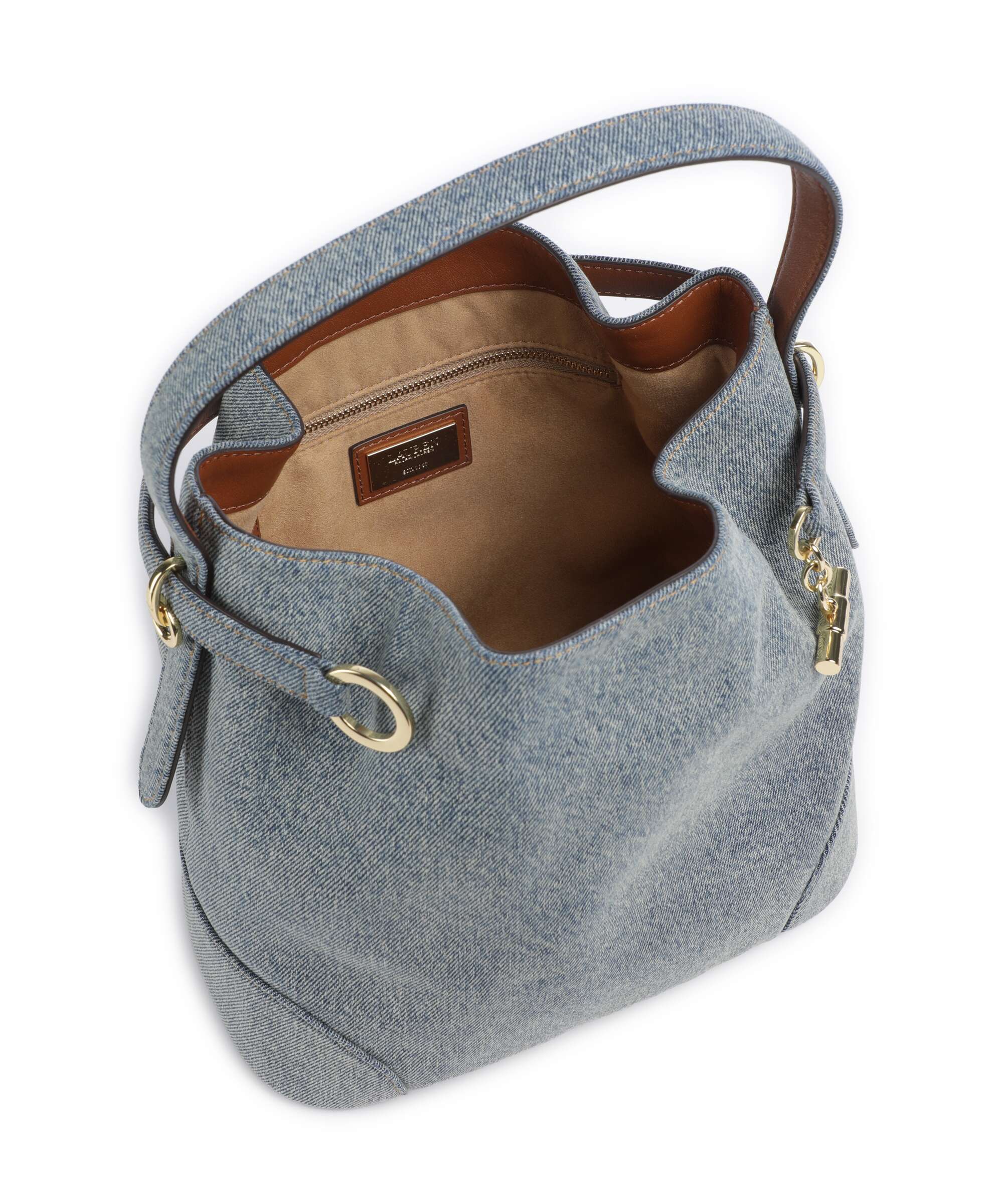 Lauren Ralph Lauren Blaike Medium Bucket bag blue/lauren tan - Image 6