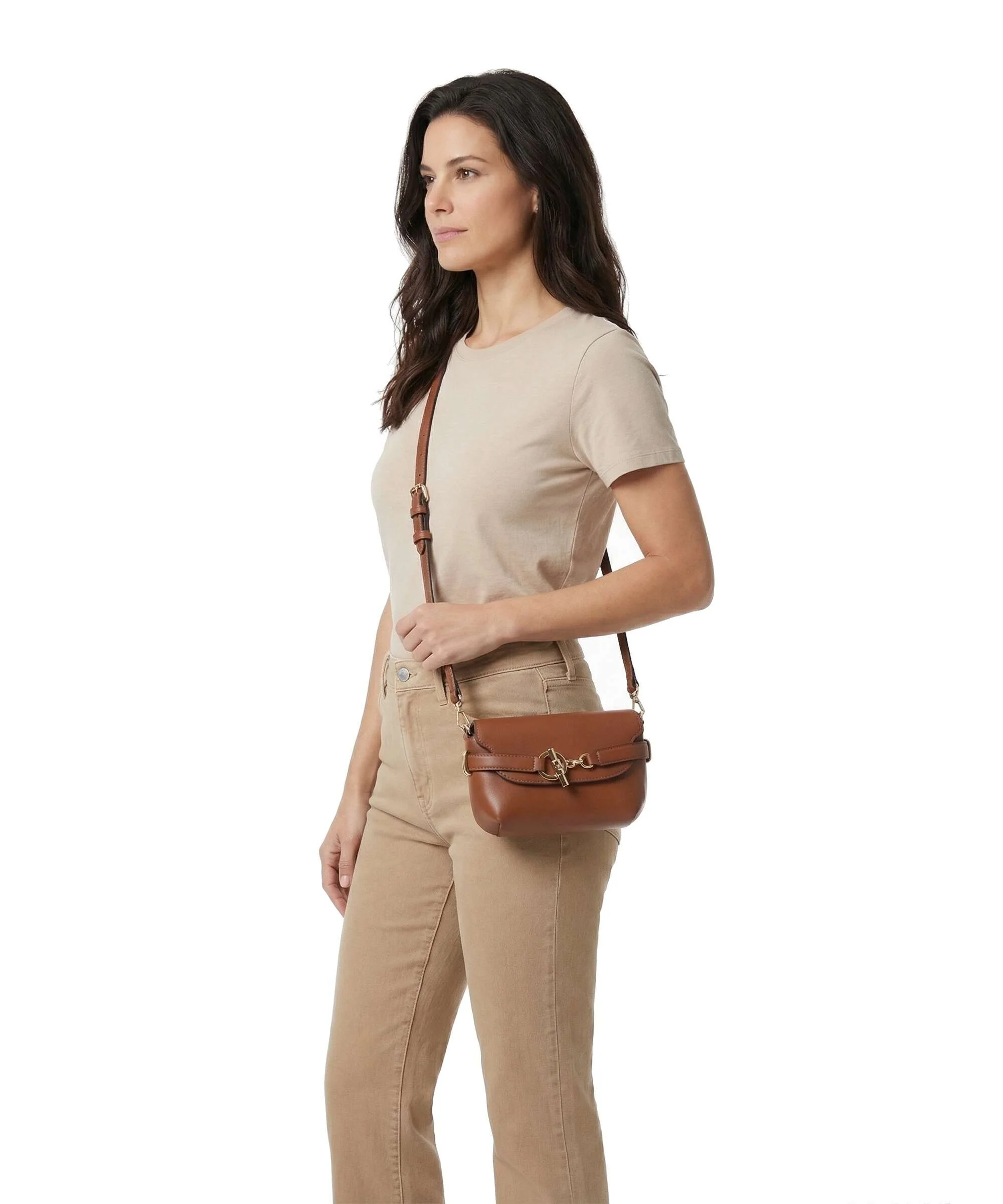 Lauren Ralph Lauren Blaike Small Crossbody bag lauren tan - Image 3