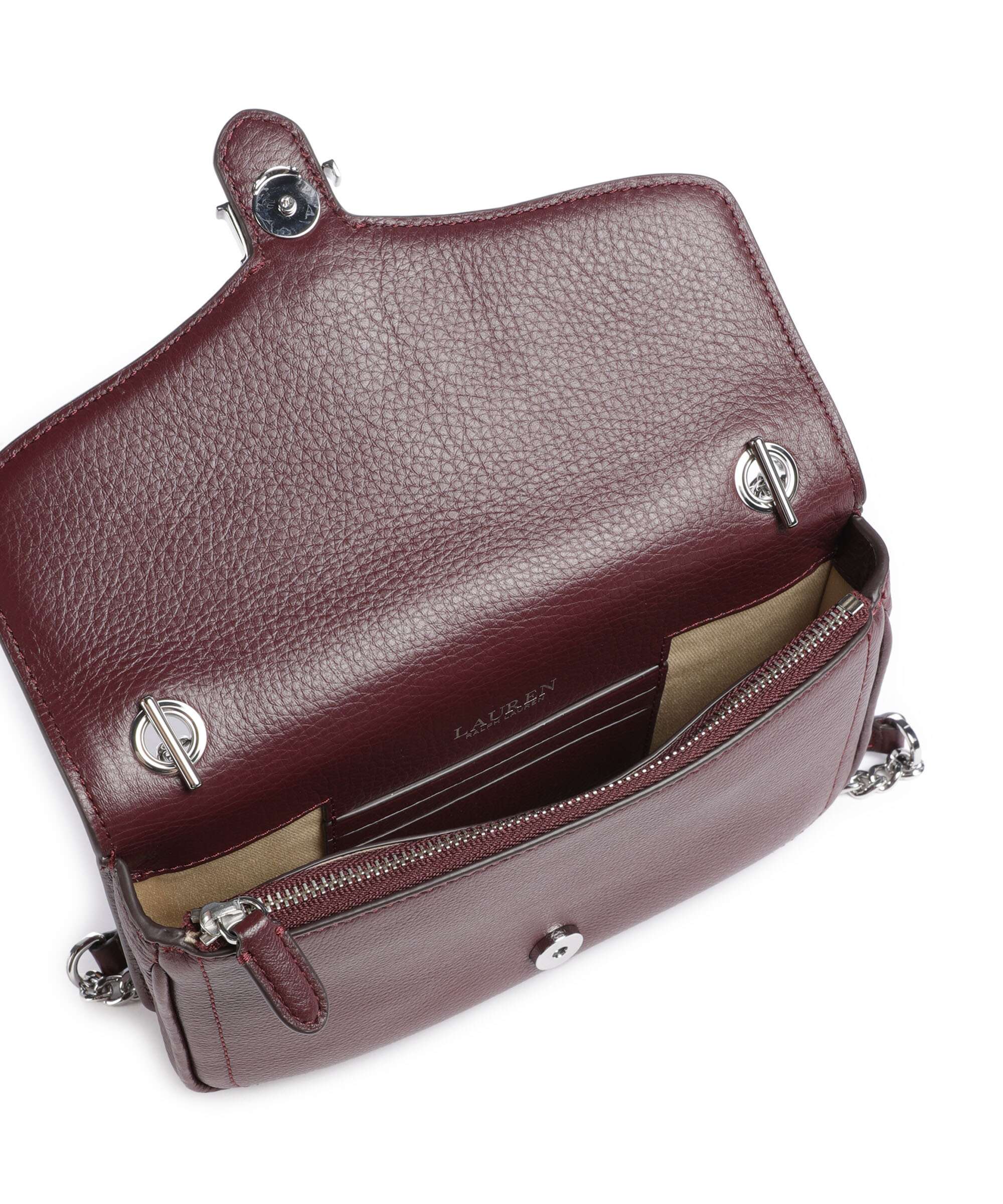 Lauren Ralph Lauren Bradley Large Wallet dark garnet - Image 6
