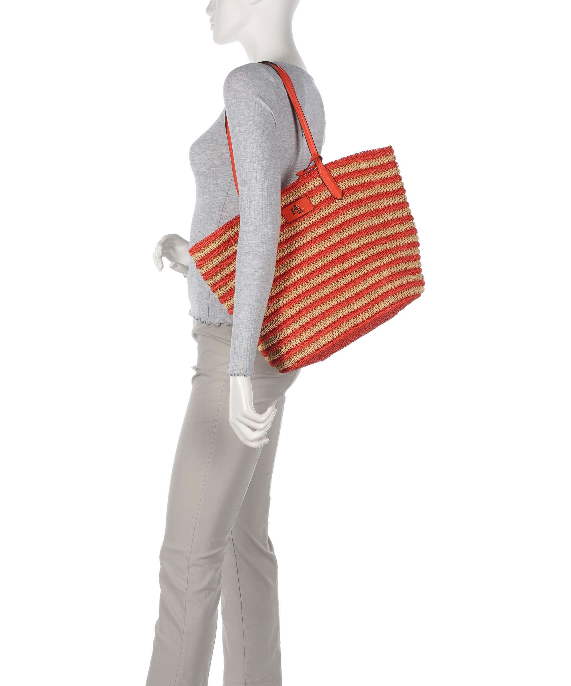 Lauren Ralph Lauren Brie 31 Tote bag natural/orange lily - Image 3