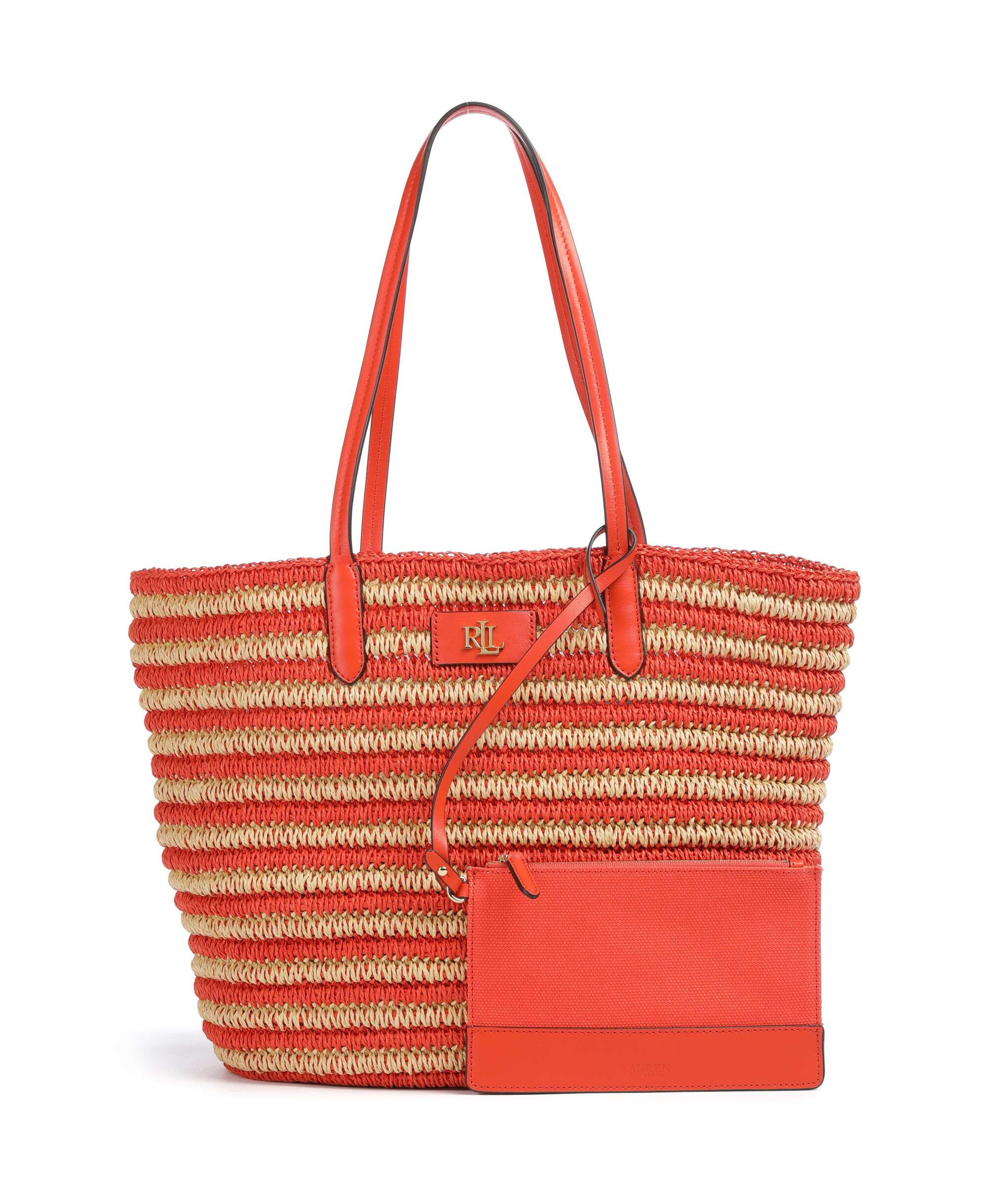 Lauren Ralph Lauren Brie 31 Tote bag natural/orange lily - Image 4