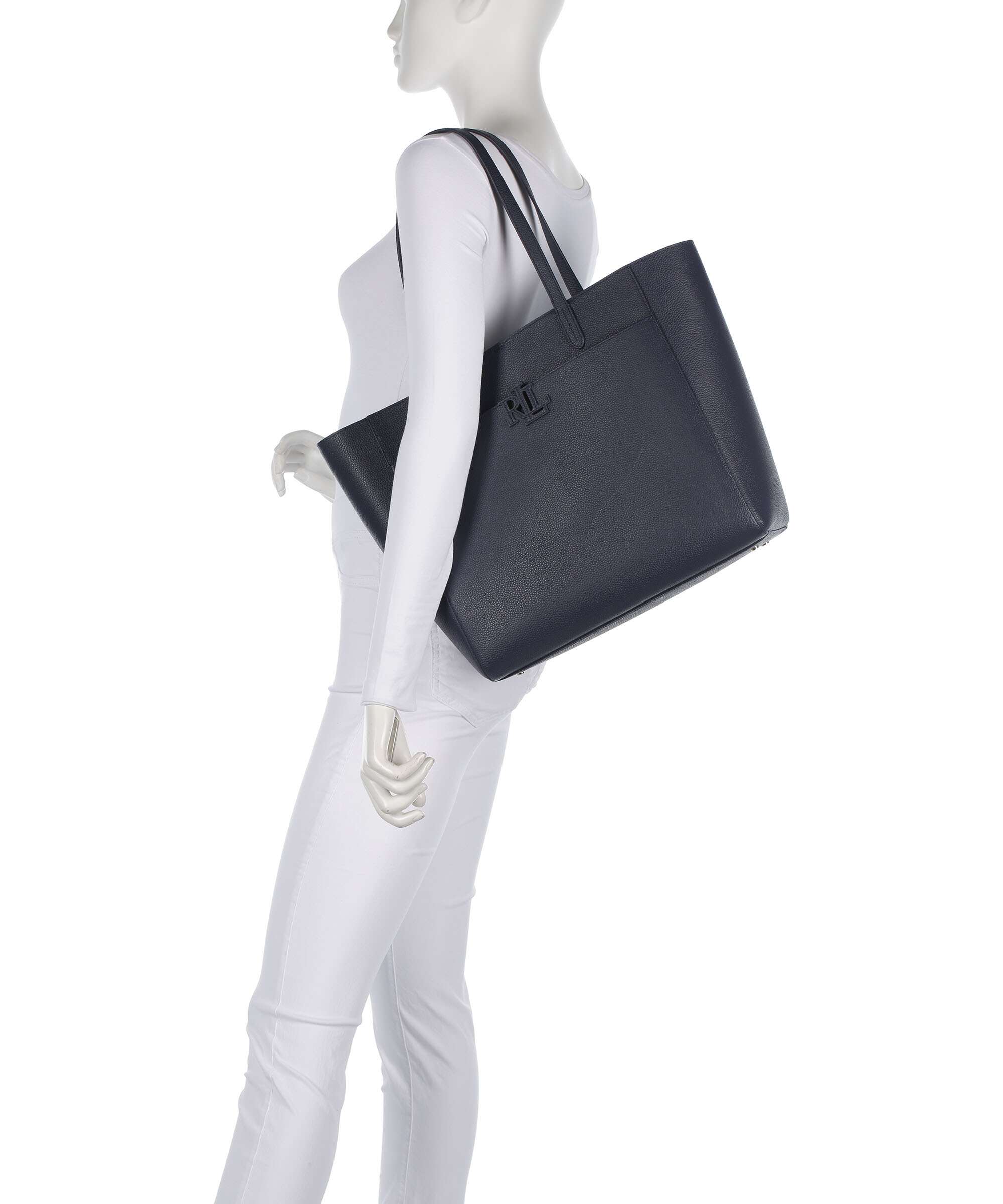 Lauren Ralph Lauren Cameryn Large Tote bag refined navy - Image 3