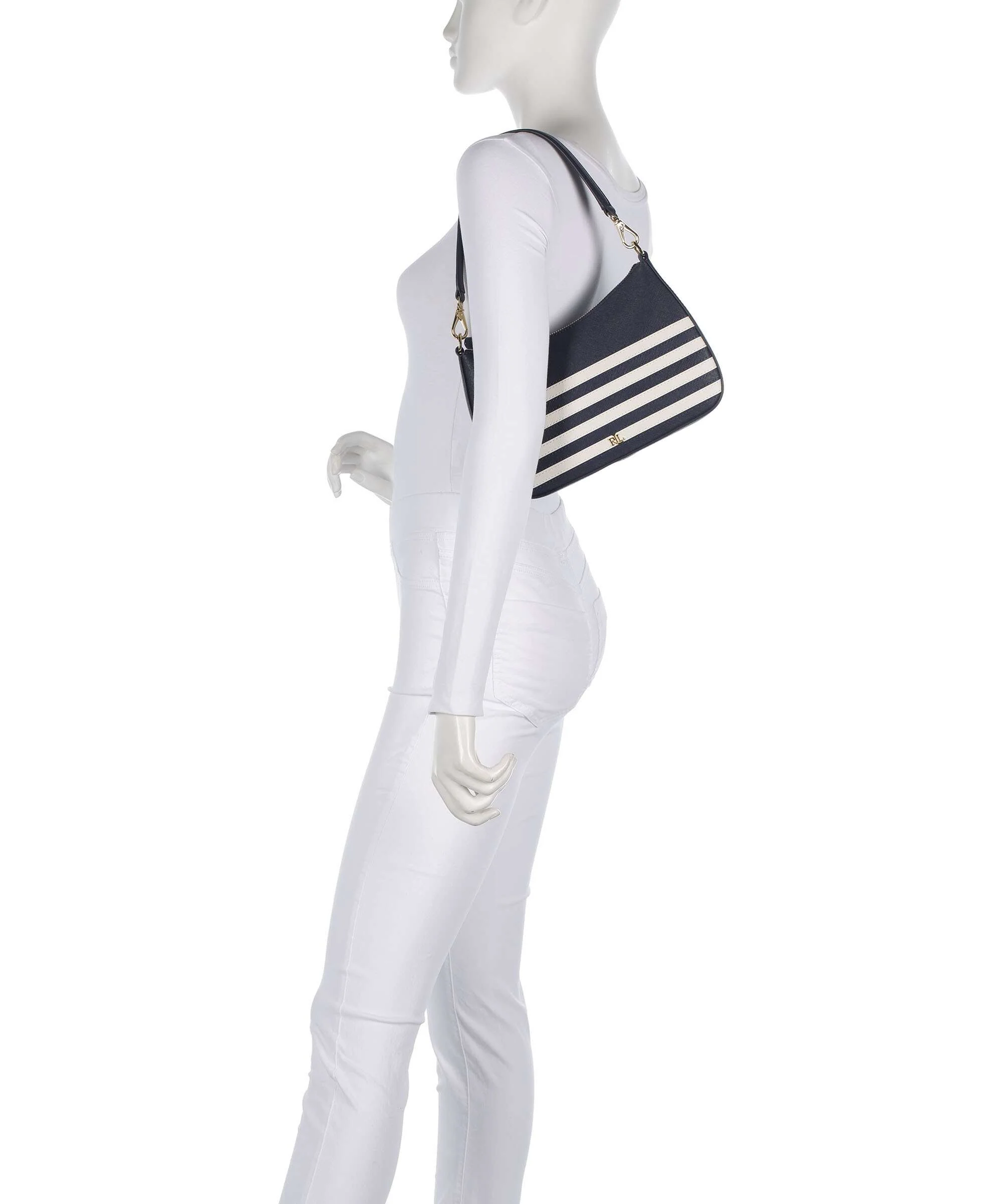 Lauren Ralph Lauren Danni 26 Shoulder bag refined navy/soft white - Image 4