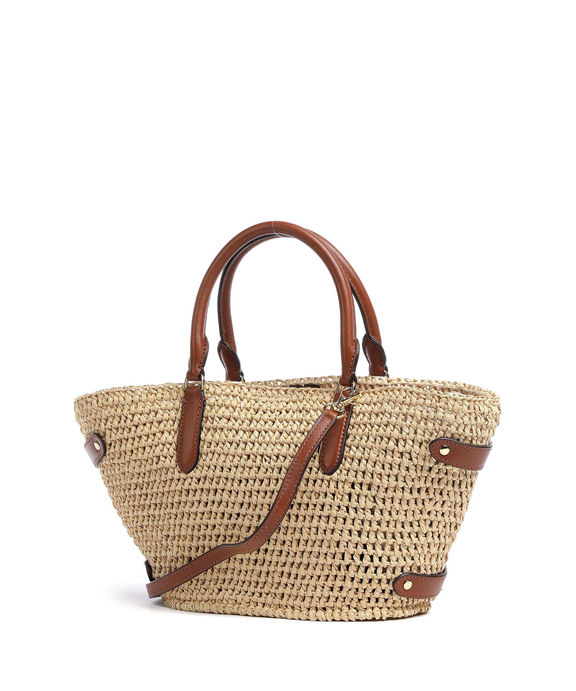 Lauren Ralph Lauren Daphney 20 Straw Handbag natural/lauren tan - Image 2