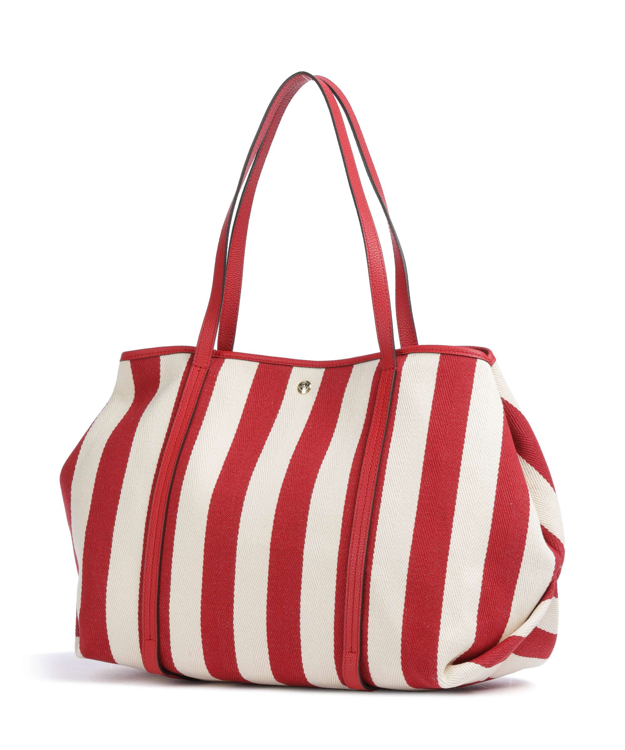 Lauren Ralph Lauren Emerie Extra Large Tote bag natural/festive red stripe - Image 4