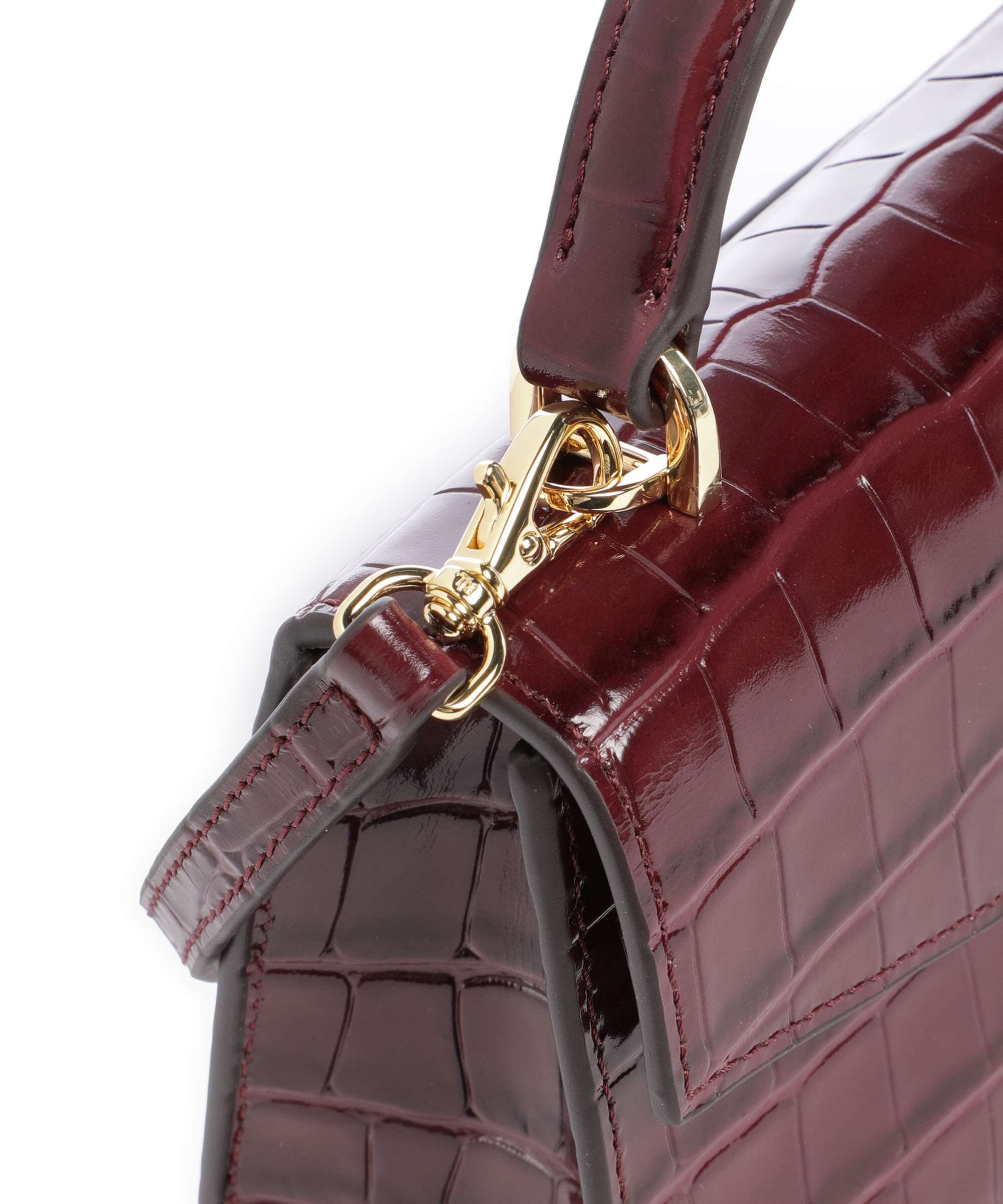 Lauren Ralph Lauren Farrah Small Handbag dark garnet - Image 4