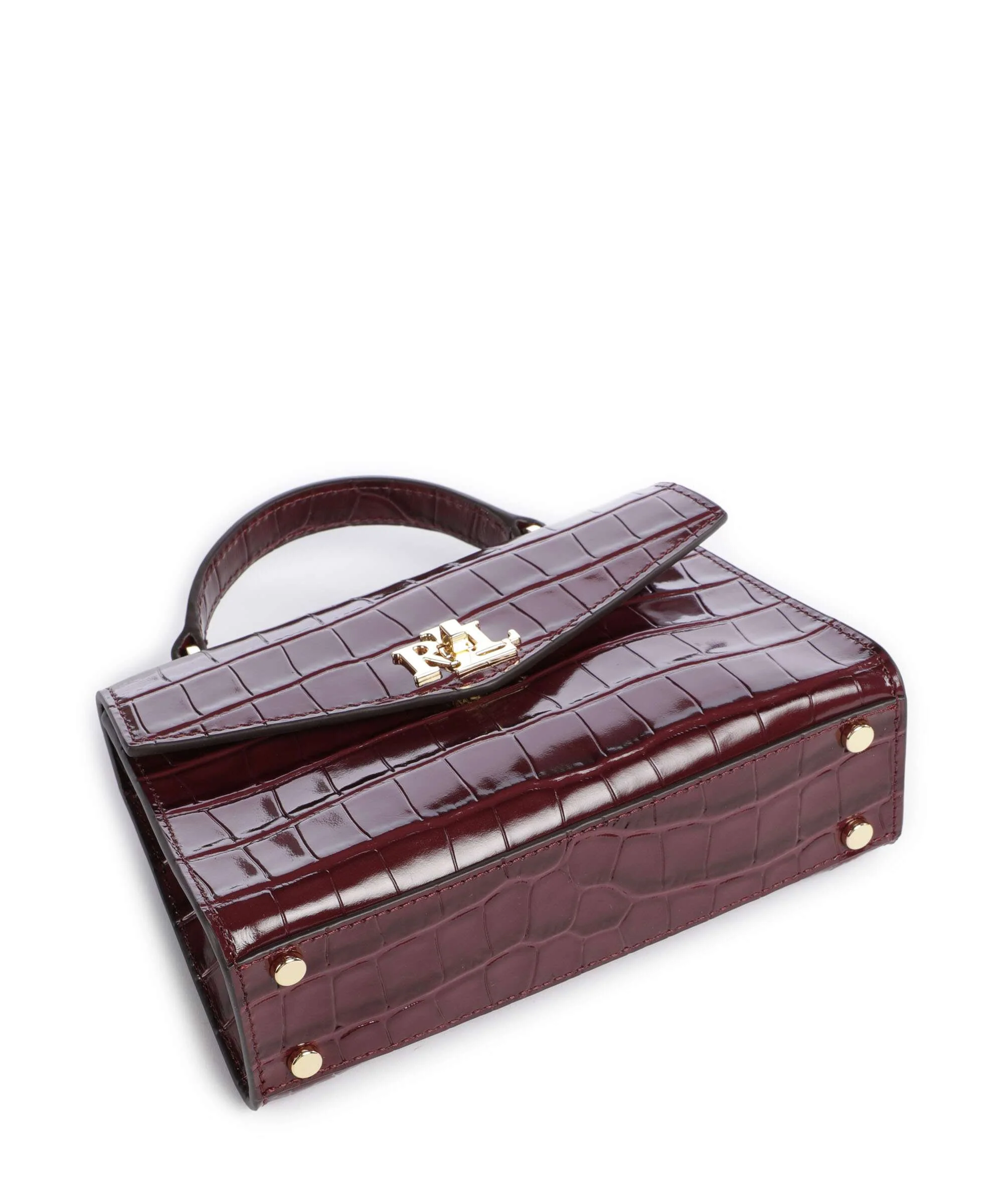 Lauren Ralph Lauren Farrah Small Handbag dark garnet - Image 5