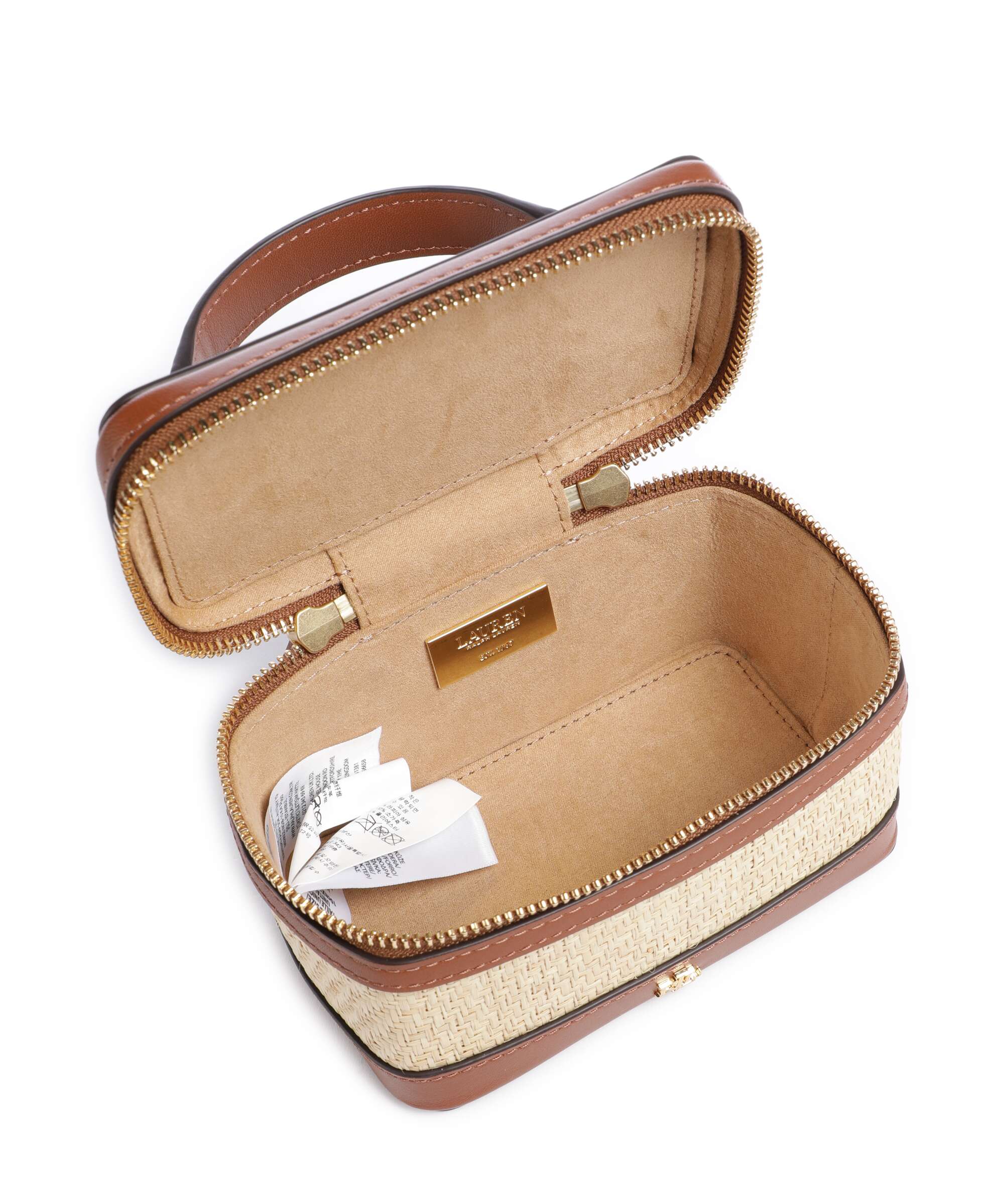 Lauren Ralph Lauren Hallee Small Crossbody bag natural/lauren tan - Image 6