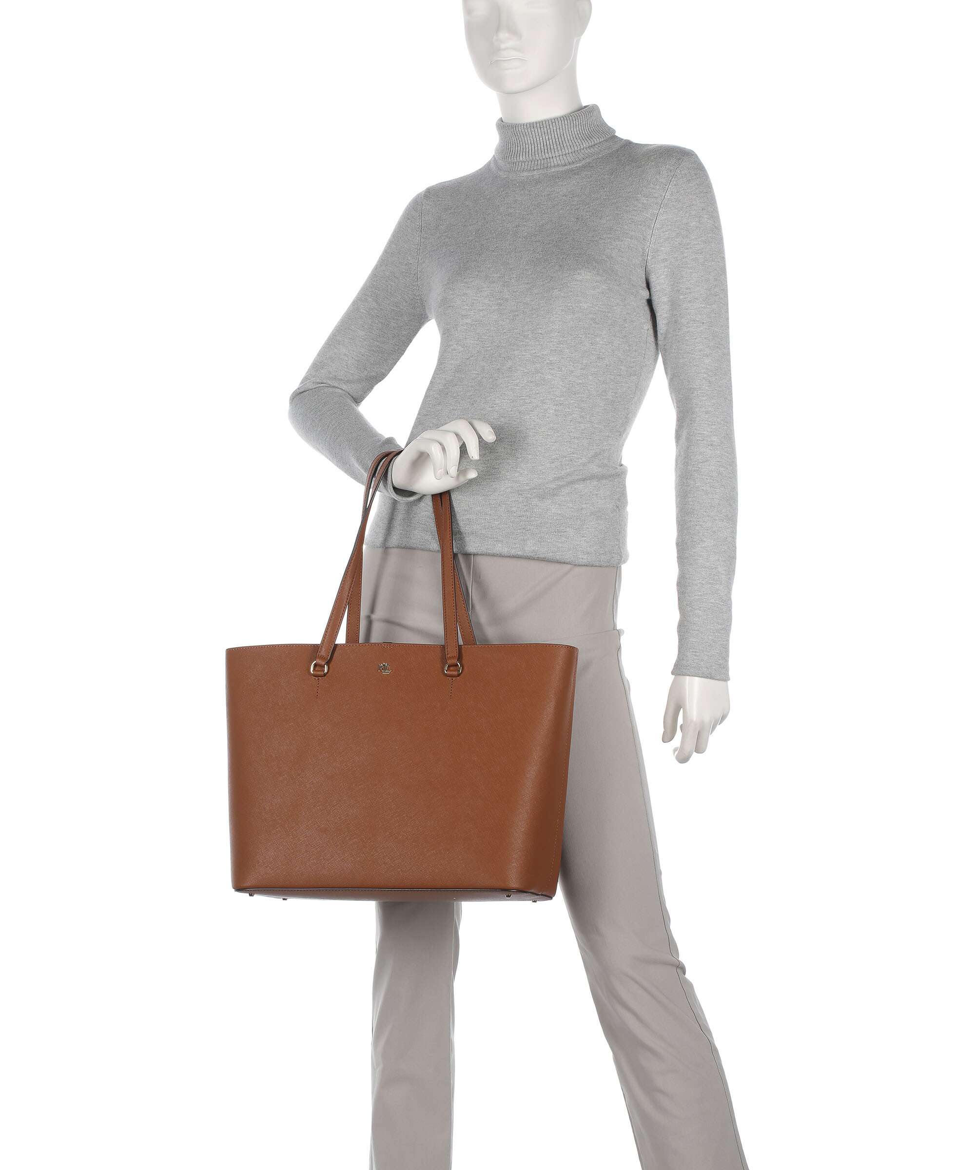 Lauren Ralph Lauren Karly Large Tote bag lauren tan - Image 3