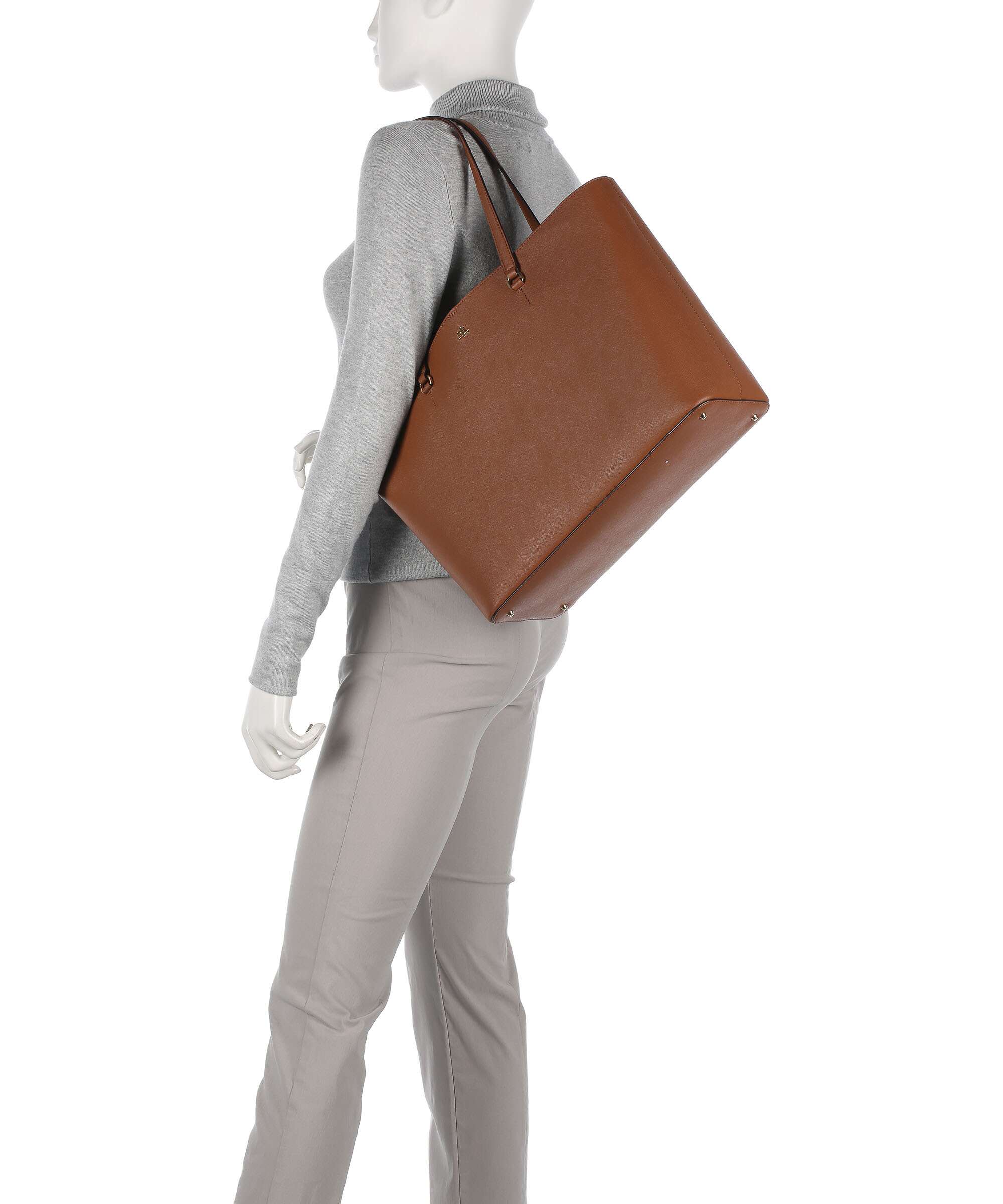 Lauren Ralph Lauren Karly Large Tote bag lauren tan - Image 4