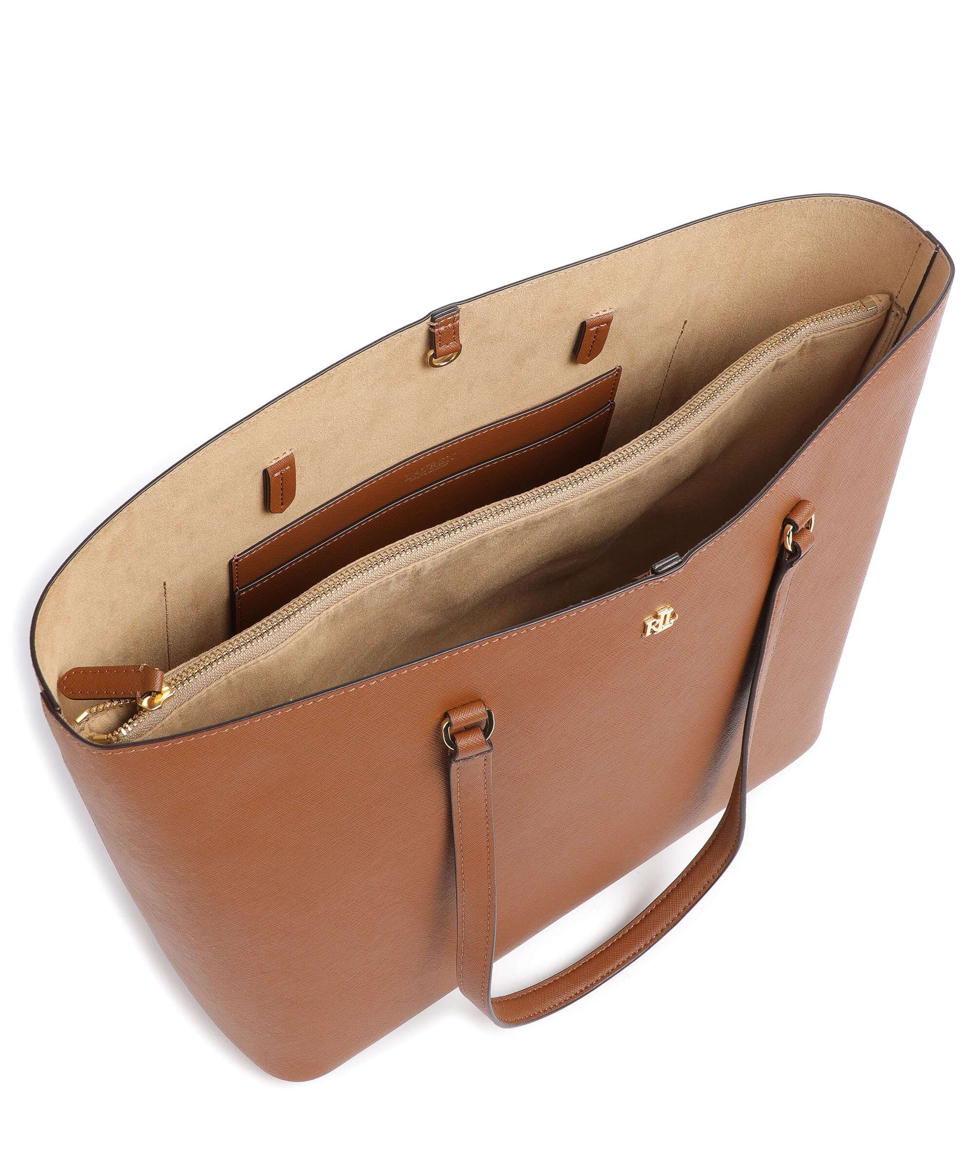Lauren Ralph Lauren Karly Large Tote bag lauren tan - Image 7